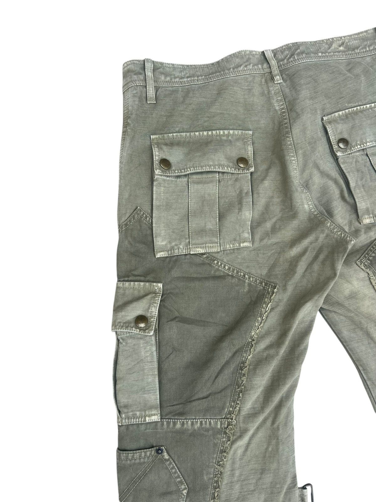 Kiminori Morishita HALB Japan Multi Pocket Fade Olive Green Trouser Pant Size US 32 / EU 48 - 13 Thumbnail