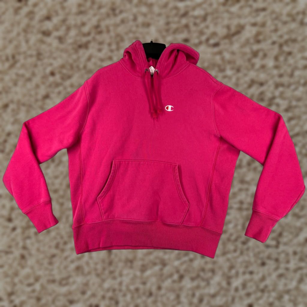 Champion Champion Hoodie Adult Medium Pink Reverse Weave Sweatshirt Pocket Size US L / EU 52-54 / 3 - 1 Thumbnail