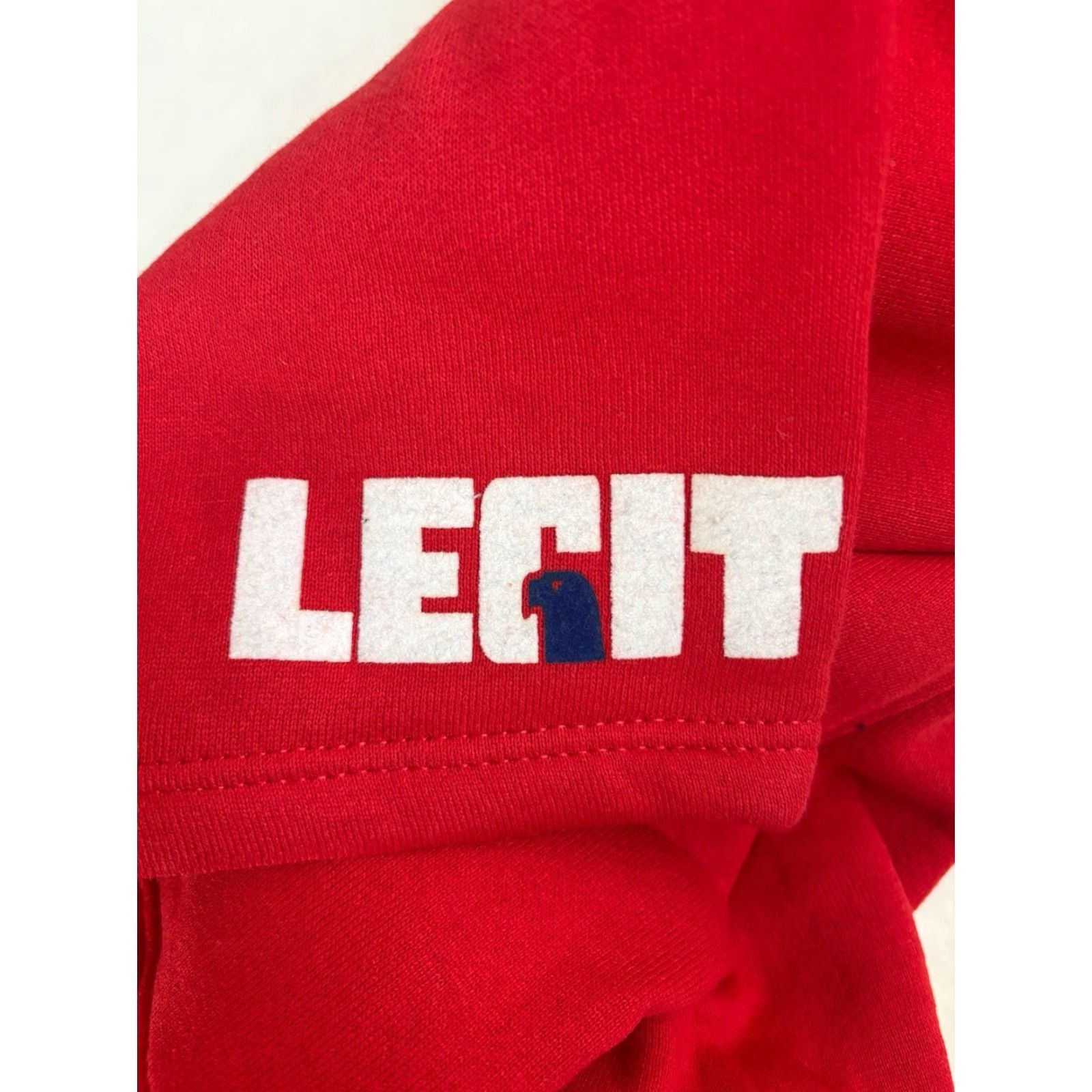 Russell Athletic VINTAGE Russell Athletic Coaches Shorts Mens L Red 90s USA NOS NWT drawstring pockets white royal blue logo Size US 33 - 7 Thumbnail