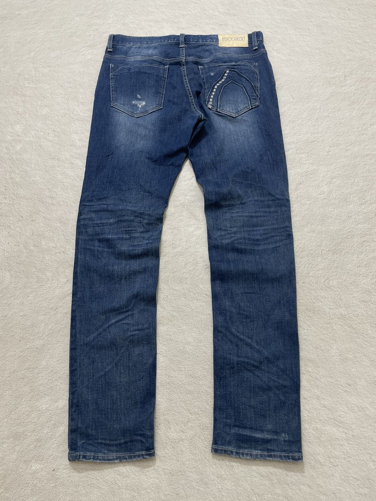 Undercover 2000s Undercover Ripped Denim Wash Jeans Y2K Hysteric ifsix Size US 33 - 7 Thumbnail