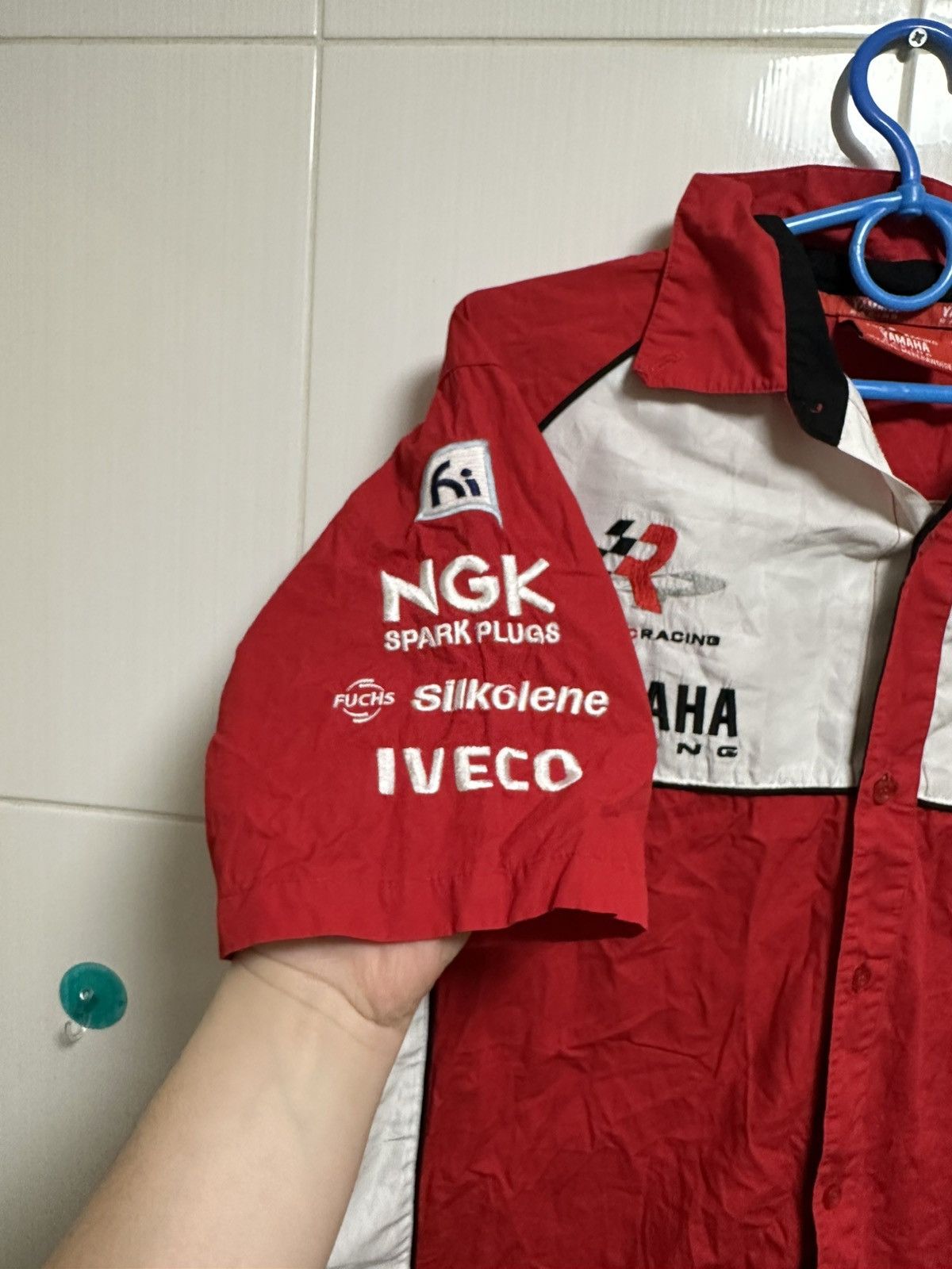 Yamaha Yamaha Red Moto Racing Rob McElnea Version North West 200 Size US S / EU 44-46 / 1 - 4 Thumbnail