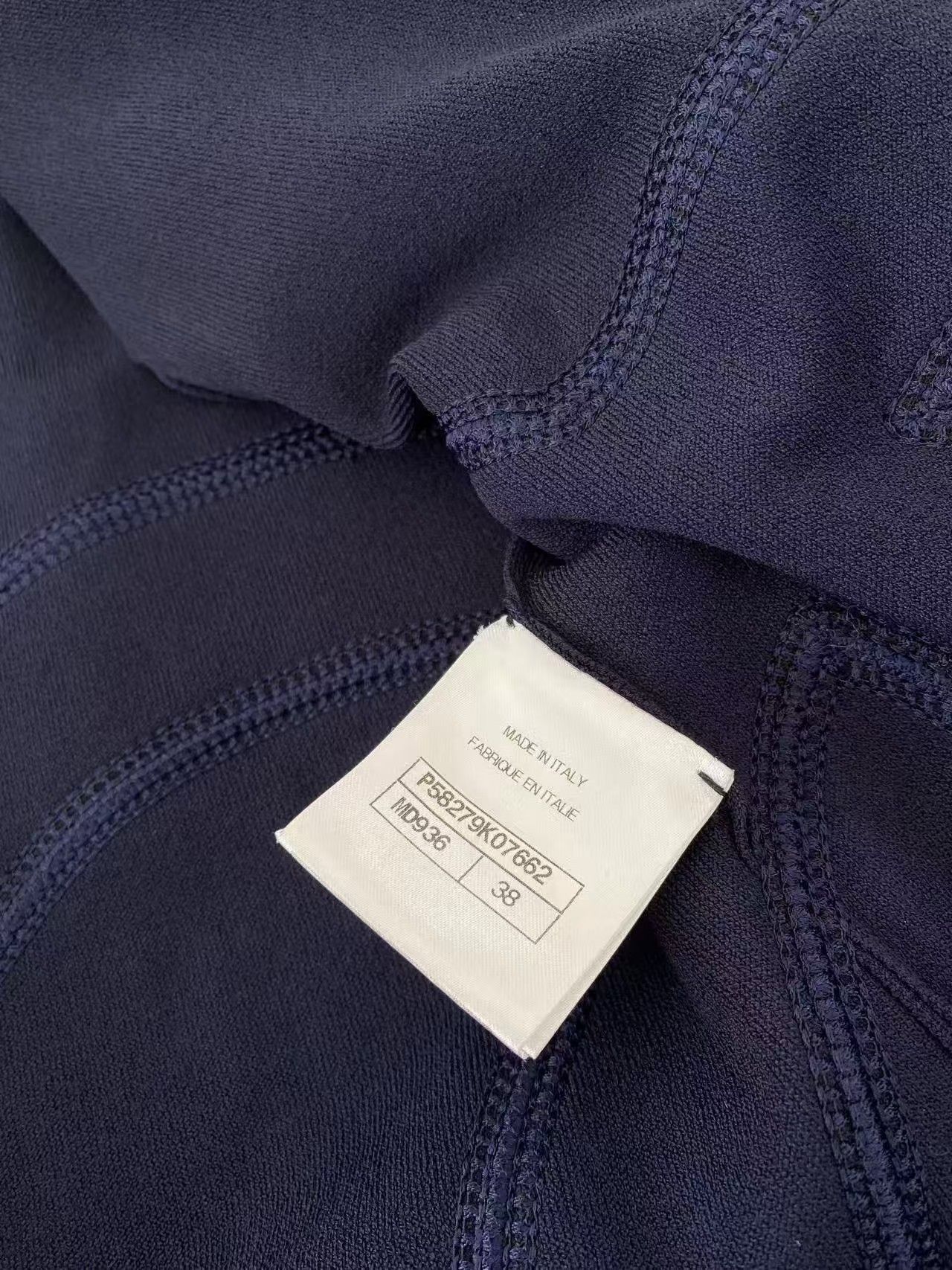 Chanel Chanel Blue Double C Logo Zip-Up Jacket -yw Size XS / US 0-2 / IT 36-38 - 7 Thumbnail