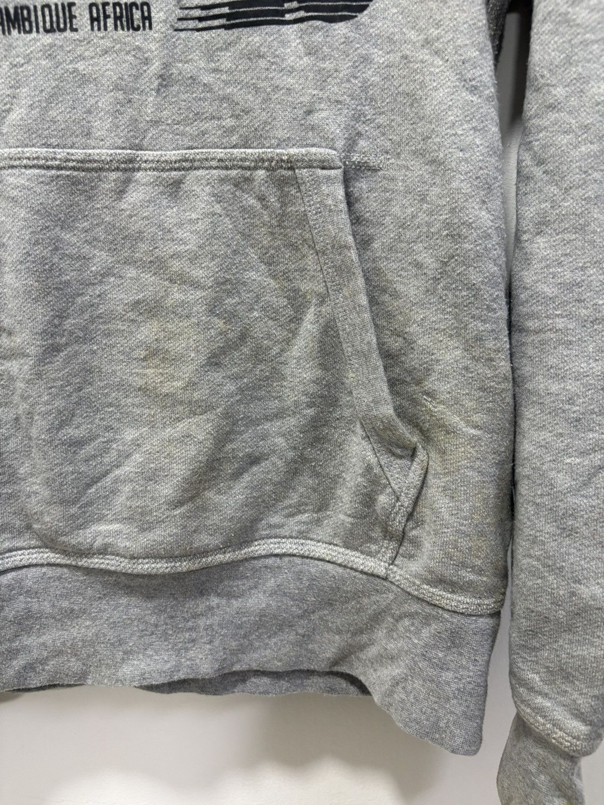 Nike Nike Graphic Print Hoodie Mozambique Trials 76 Grey Jumper Size US S / EU 44-46 / 1 - 9 Thumbnail