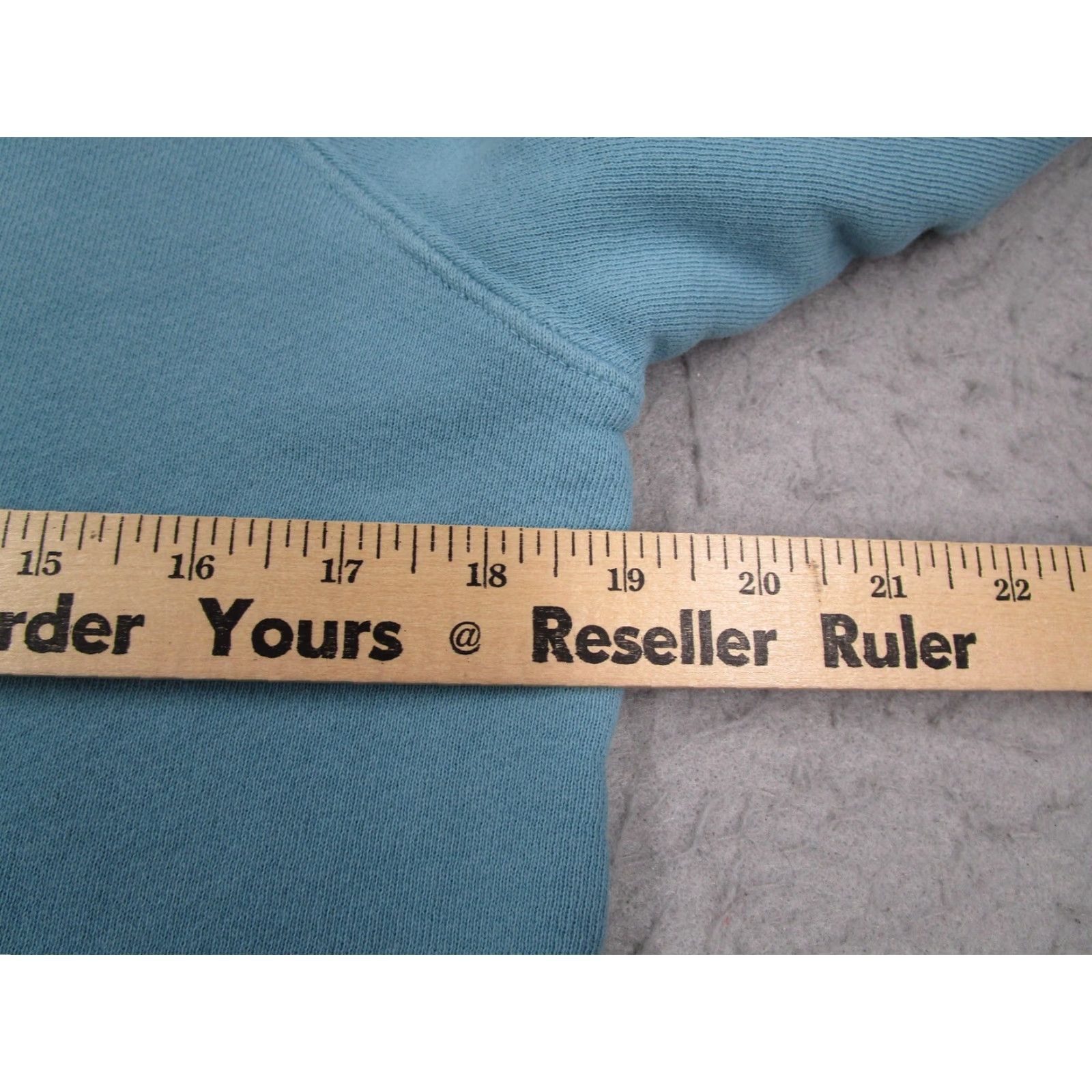 Vintage American Giant Sweatshirt Women XS Blue Crewneck Raglan Pullover Fleece Casual Made in USA Size XS / US 0-2 / IT 36-38 - 7 Thumbnail