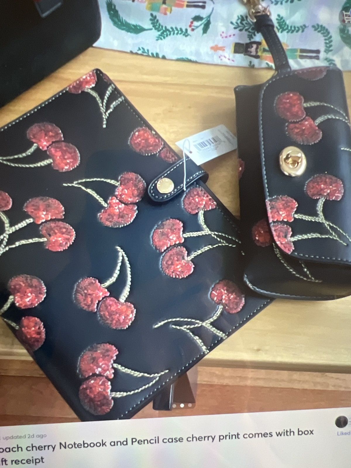 Coach Coach black cherry notebook bundle great gift authentic Size ONE SIZE - 1 Thumbnail