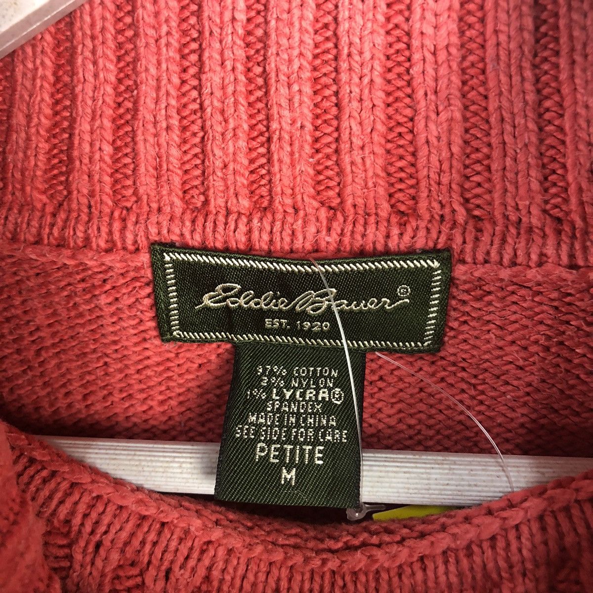 Homespun Knitwear × Japanese Brand Eddie Bauer vintage japan Red Knitwear #A940 Size M / US 6-8 / IT 42-44 - 9 Thumbnail
