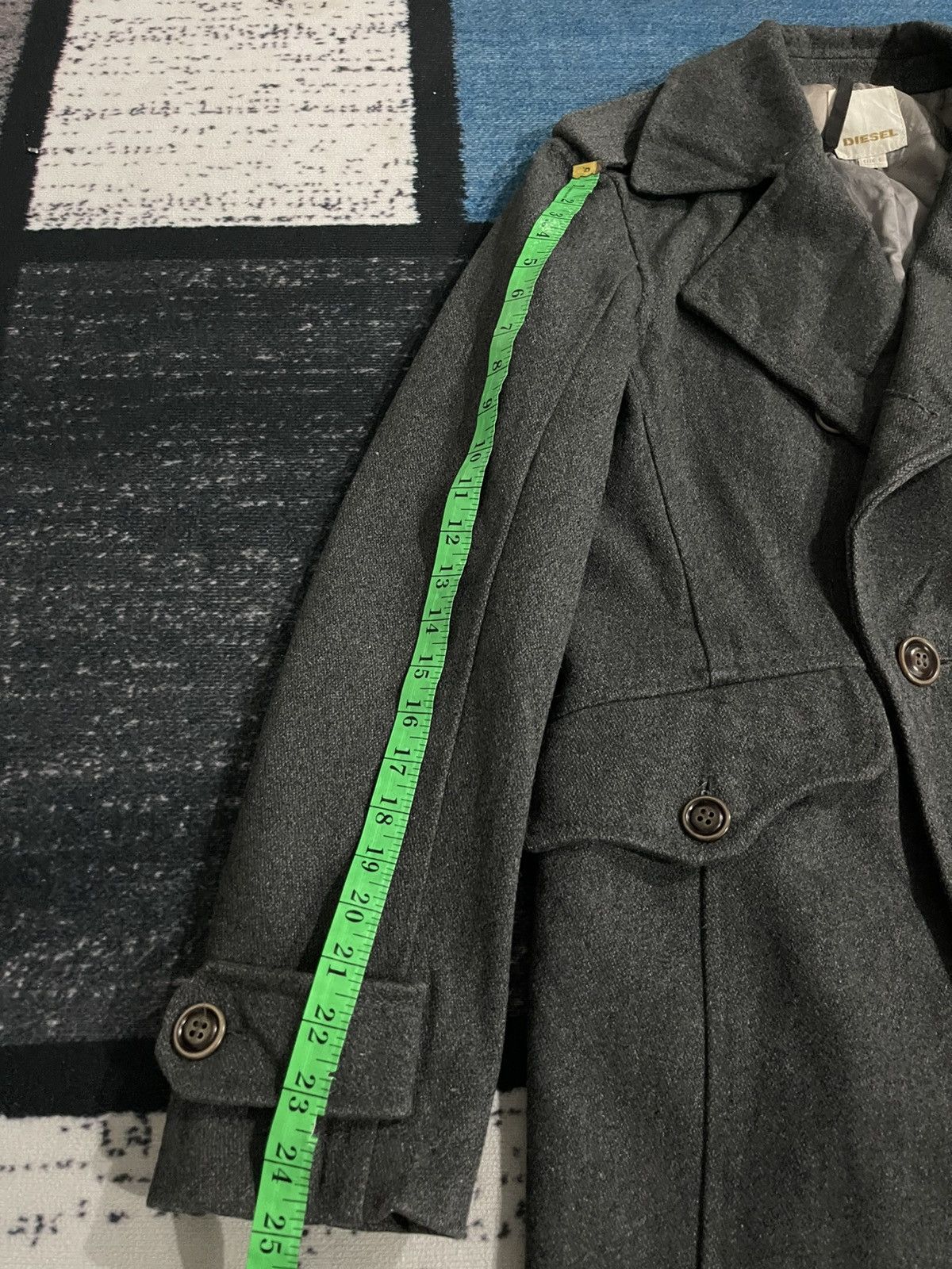 Diesel Vintage Diesel Long Coat Jacket Size US M / EU 48-50 / 2 - 21 Thumbnail