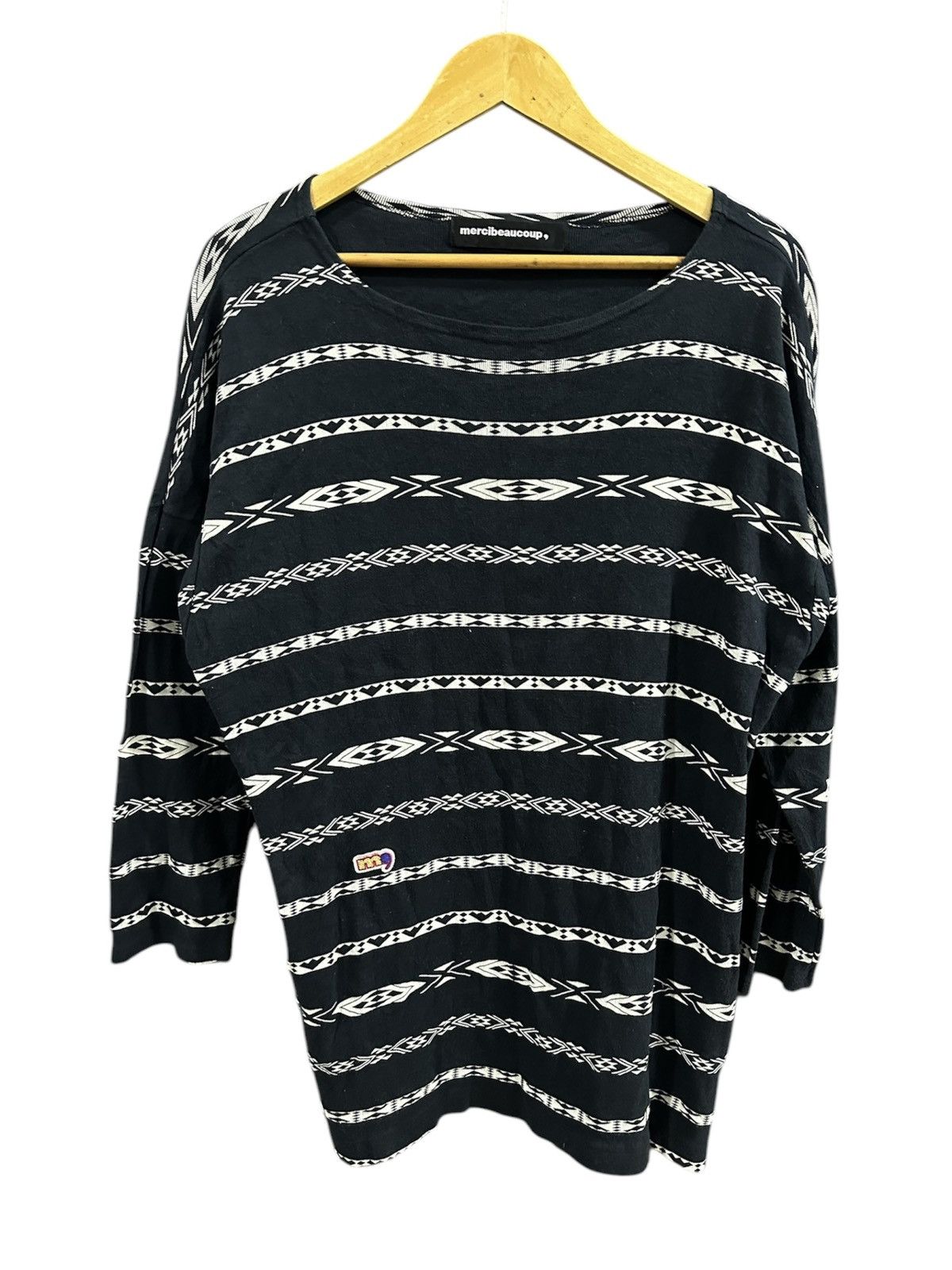 mercibeaucoup Issey Miyake Mercibeaucoup Aztec Stripes L/S Shirt Size US XL / EU 56 / 4 - 1 Thumbnail