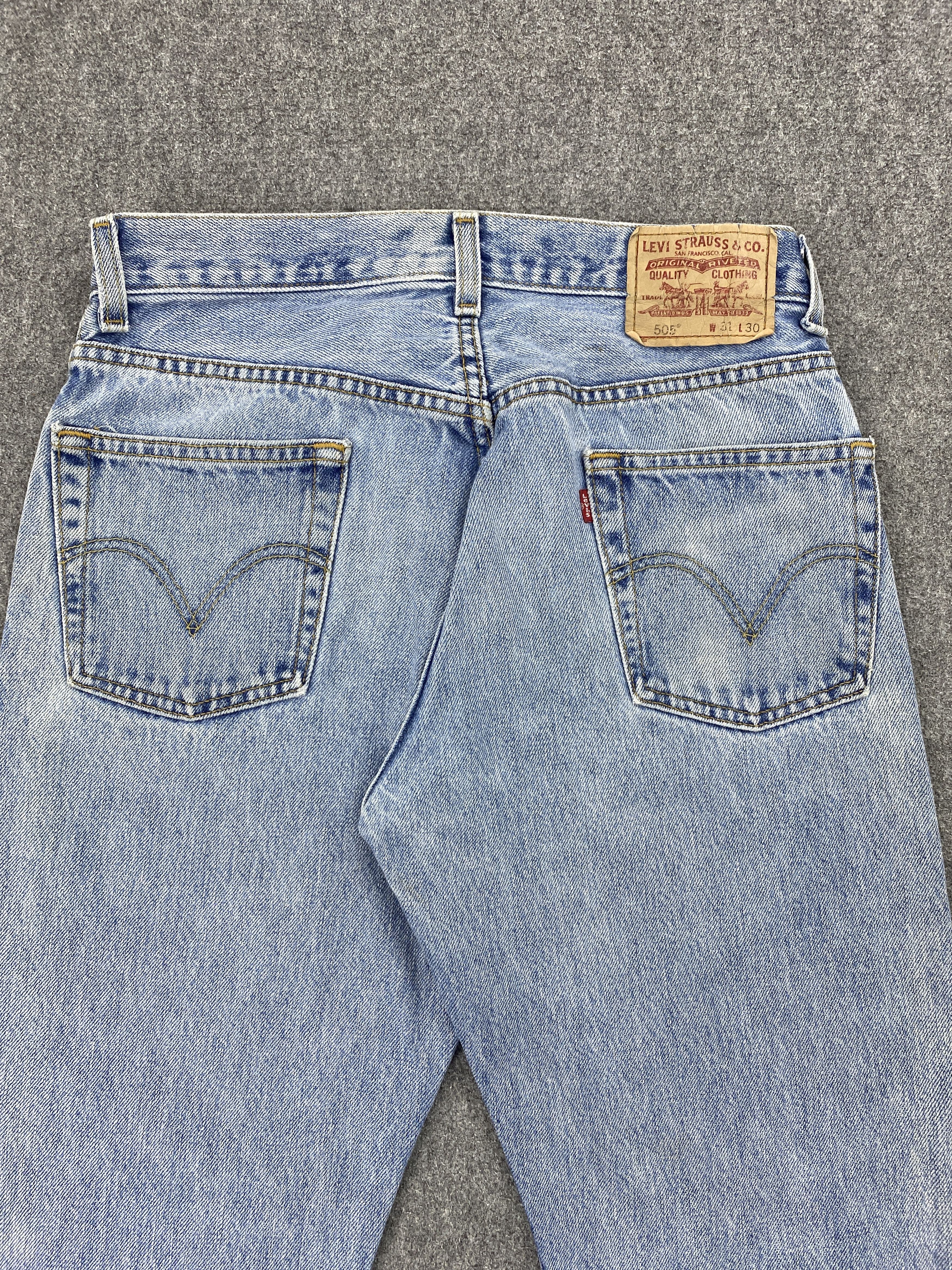 Levi's × Vintage Light Blue Vintage Levis 505 Jeans Size US 29 - 4 Thumbnail