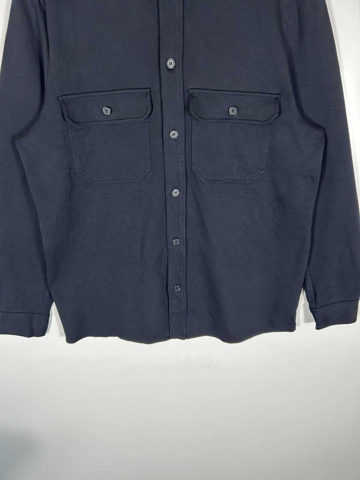 Cos 🔥COS Dark Blue Button Chore Shirt Jacket Size US M / EU 48-50 / 2 - 5 Thumbnail