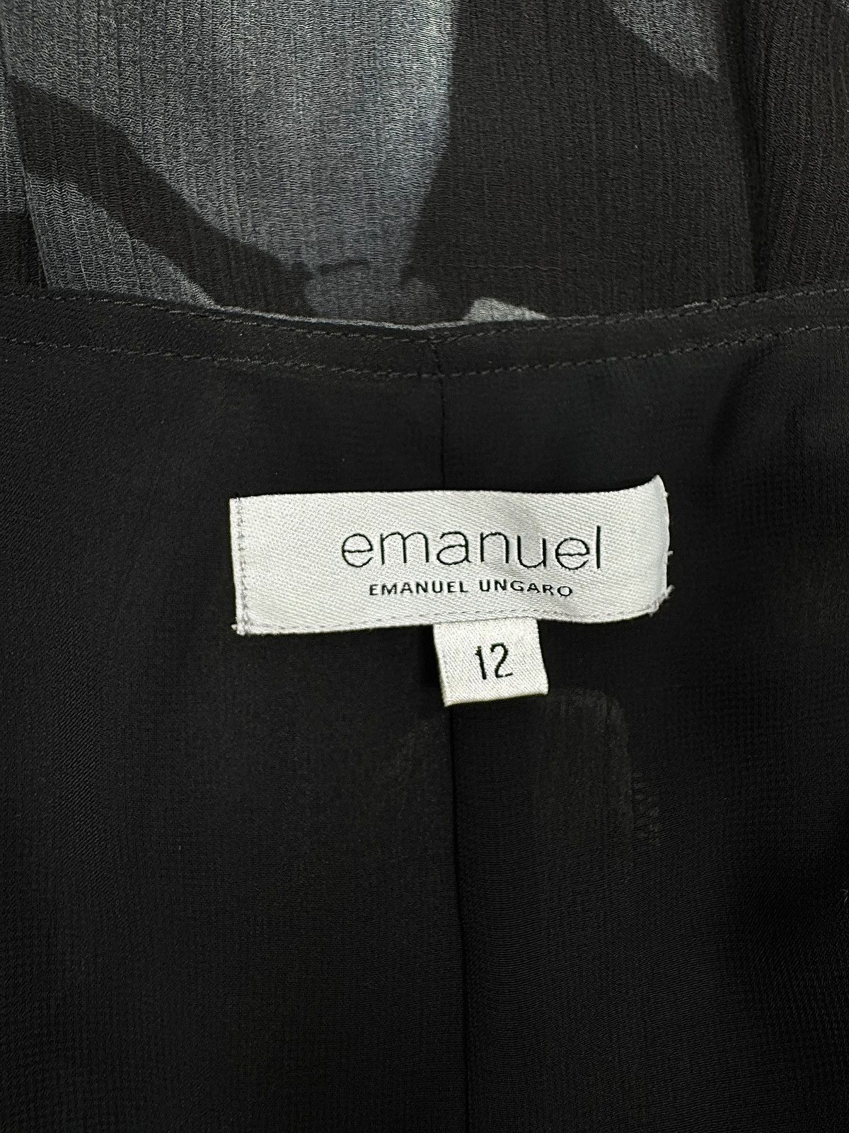 Emanuel Ungaro Emanuel Ungaro Pleated Skirt Silk-Cotton Flower Print Size 30" / US 8 / IT 44 - 12 Thumbnail