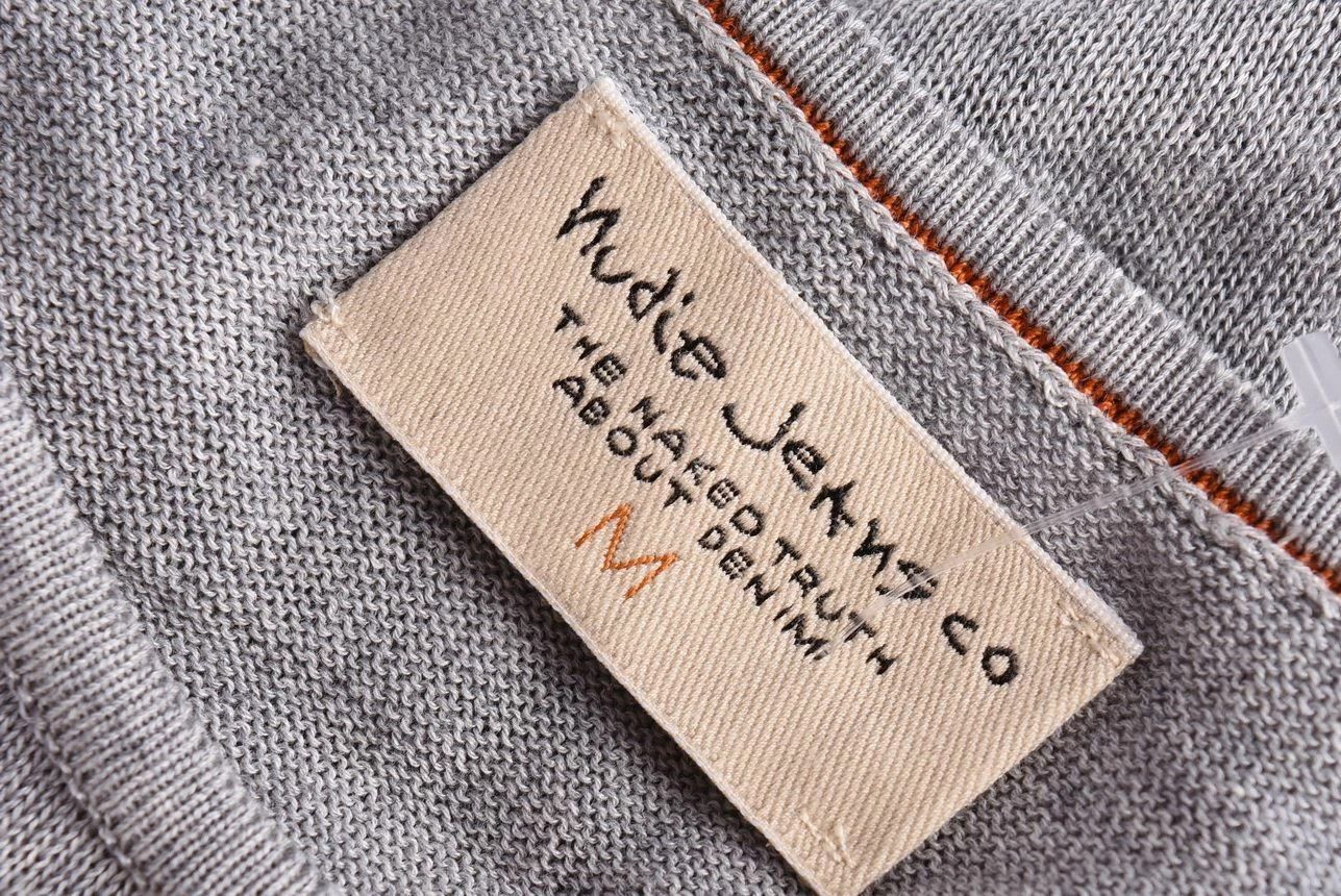 Nudie Jeans Nudie Jeans Co Grey Long Sleeve Fine Knit Cotton Sweater Size US M / EU 48-50 / 2 - 4 Thumbnail