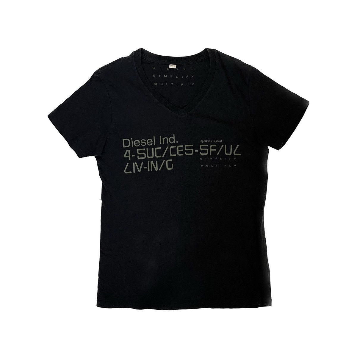 Diesel Diesel 4 Successful Living V-neck T Shirt Size M / US 6-8 / IT 42-44 - 1 Thumbnail