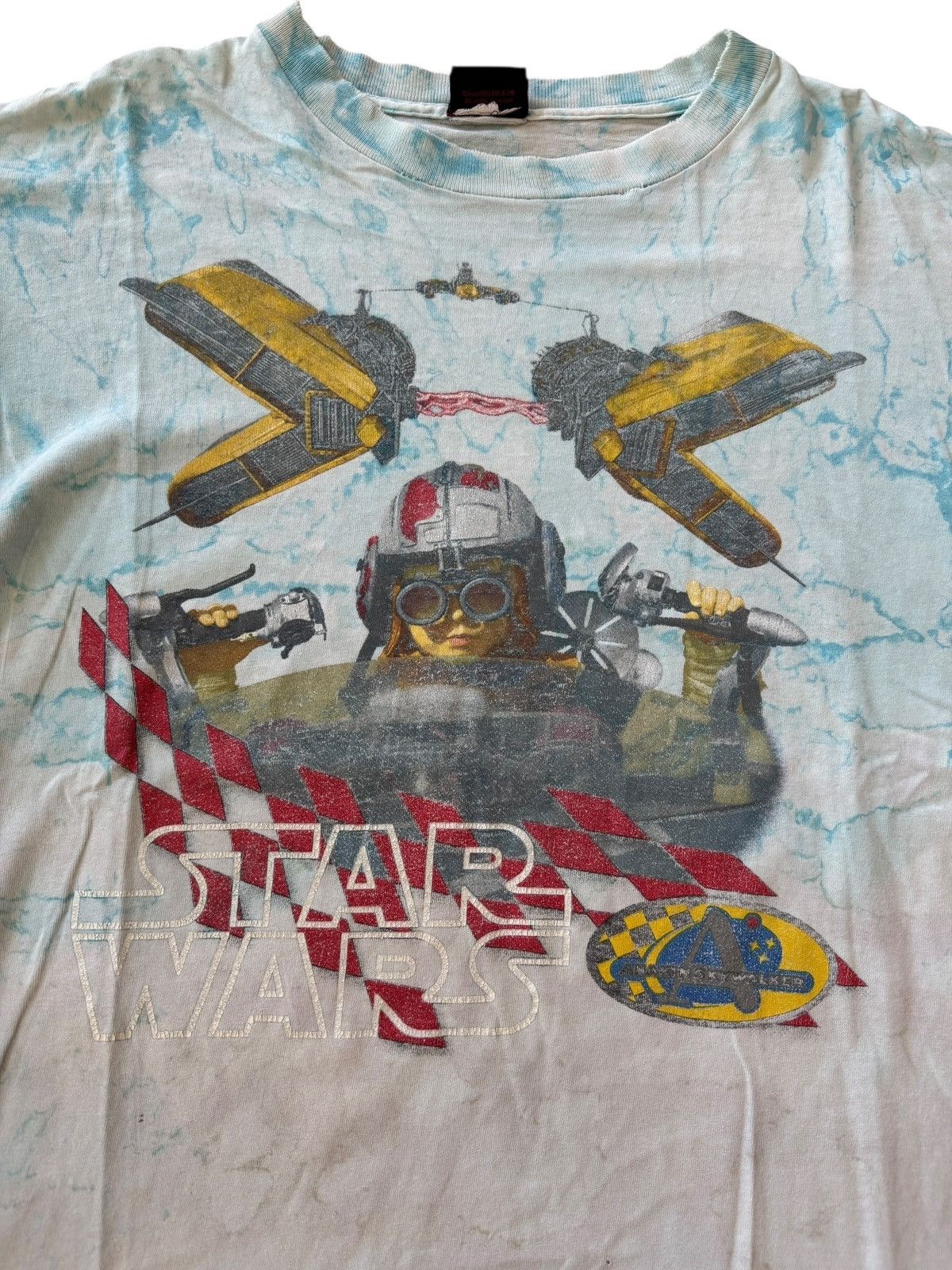 Star Wars *RARE* 90s STAR WARS TIE DYED ANAKIN SKYWALKER RACER POD Size US L / EU 52-54 / 3 - 2 Thumbnail