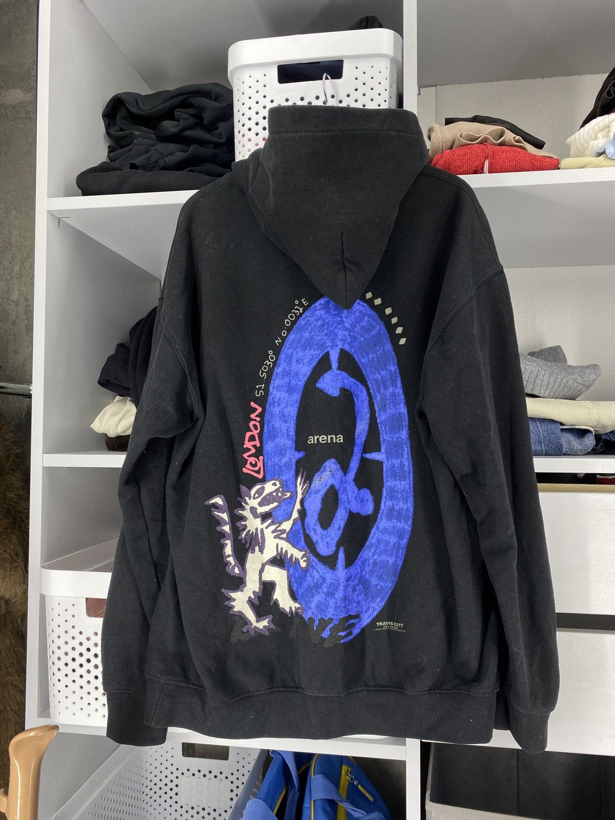 Travis Scott Travis Scott London 2018 O2 Stadium Hoodie M Size US M / EU 48-50 / 2 - 1 Thumbnail