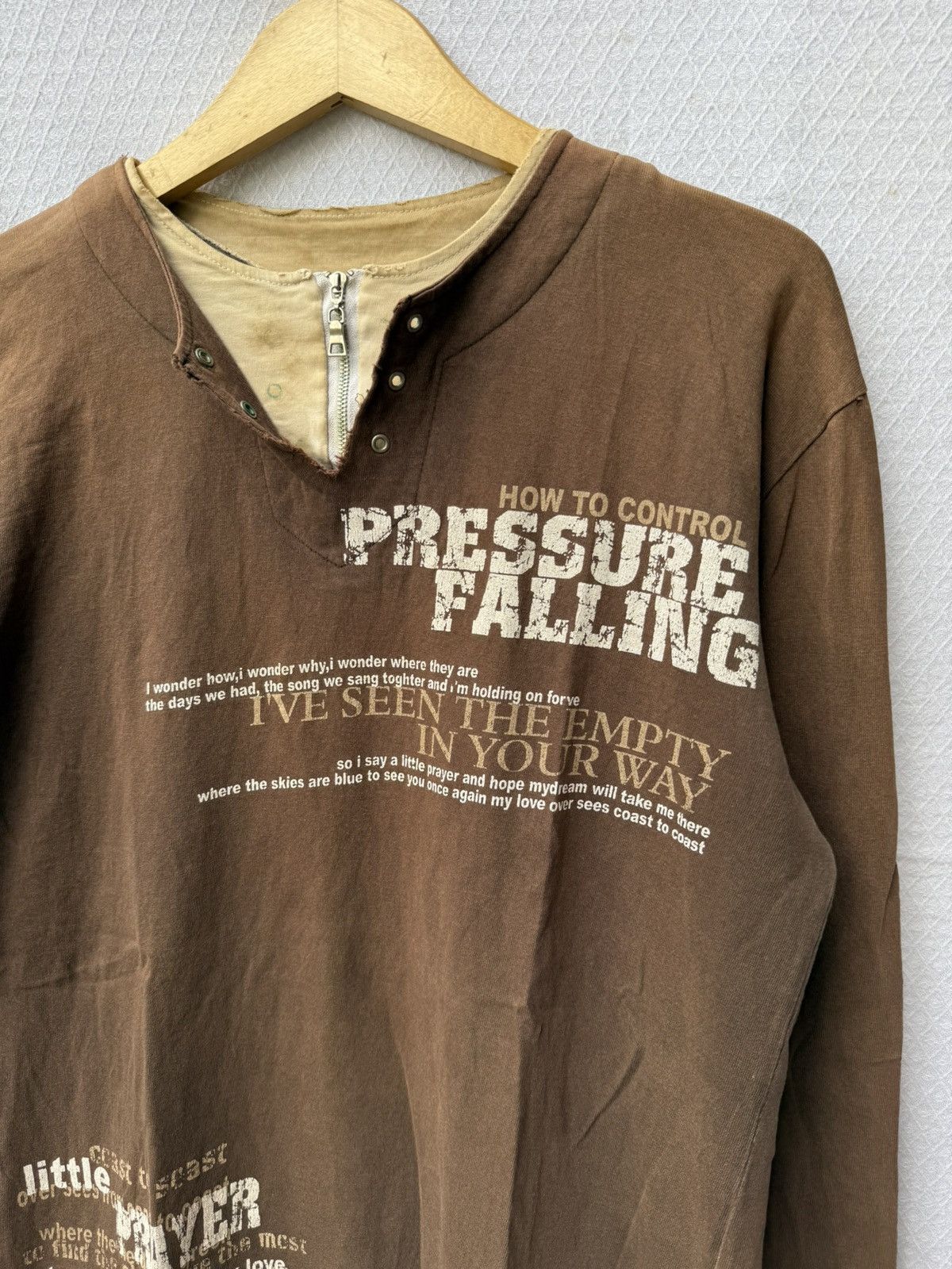 Hysteric Glamour Double Layer Poem Longsleeve Size US L / EU 52-54 / 3 - 4 Thumbnail