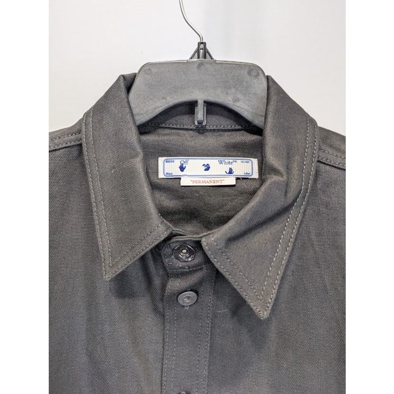 Off-White o1rshd1 Single Arrow Denim Shirt in Black/White Size US XXL / EU 58 / 5 - 3 Thumbnail