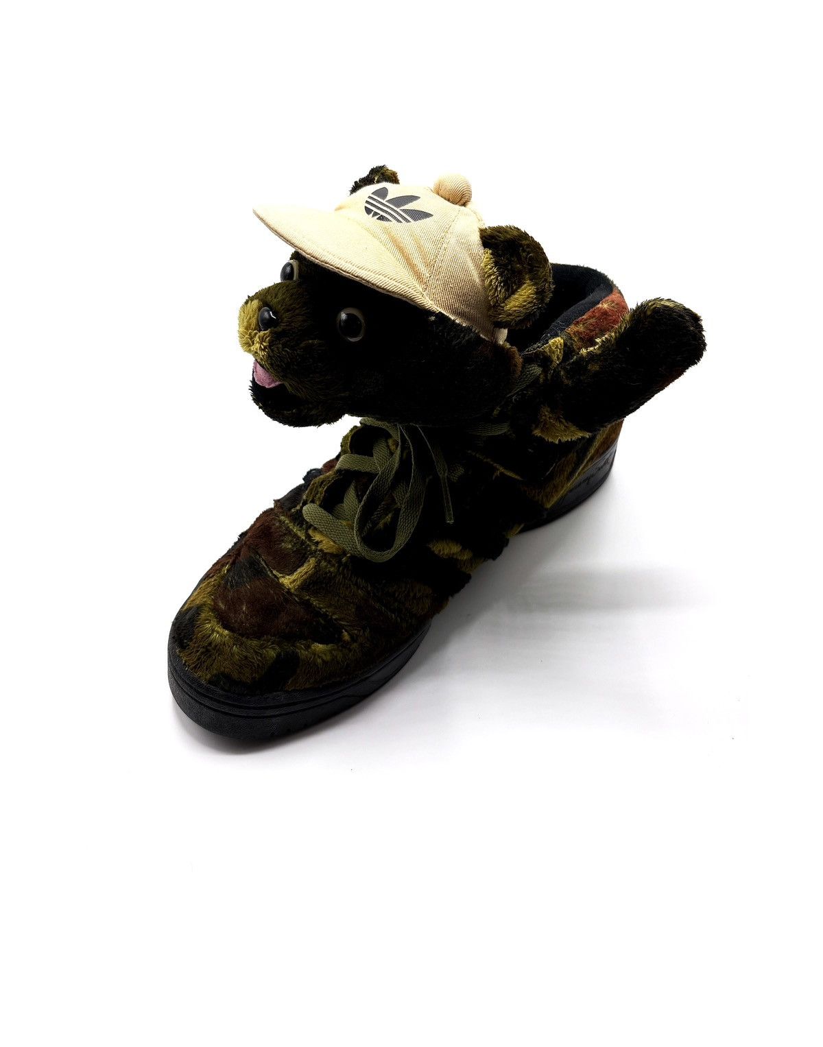 Adidas × Jeremy Scott Jeremy Scott Adidas Camo Bear Sneakers Size US 10 / EU 43 - 8 Thumbnail
