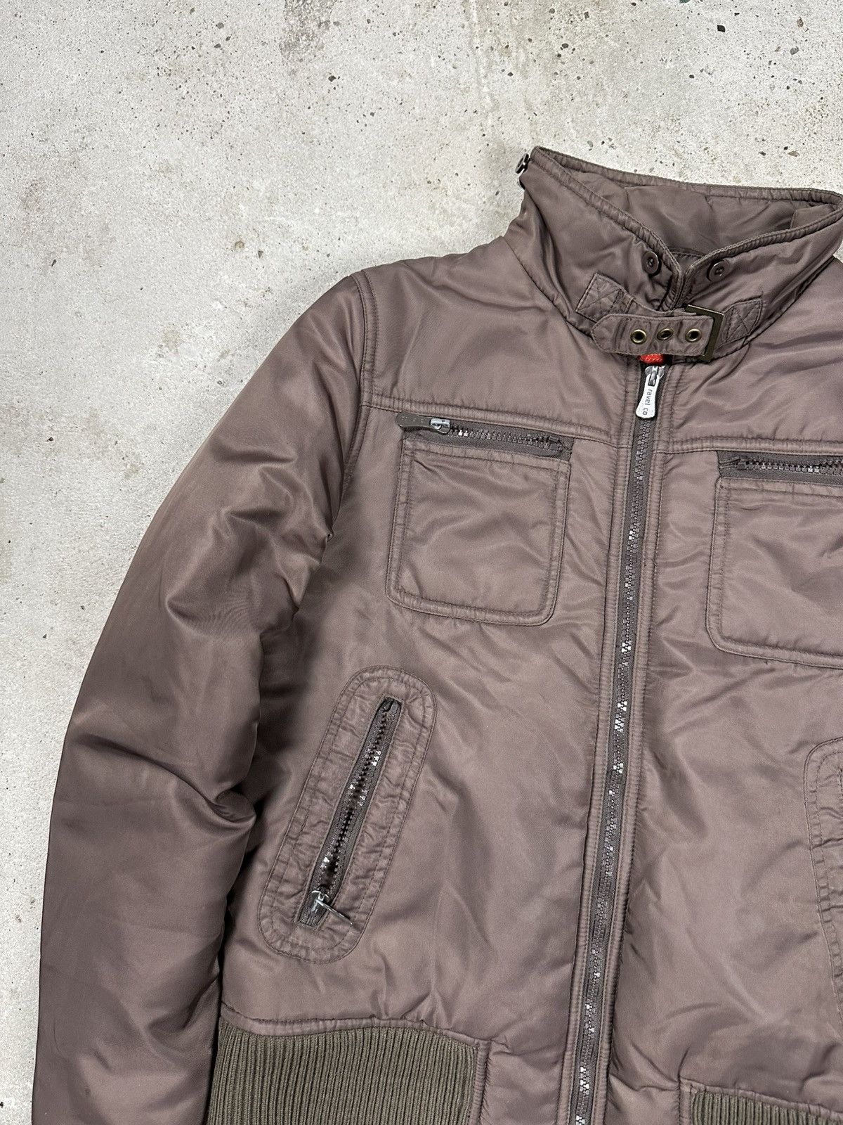 If Six Was Nine × Japanese Brand × Le Grande Bleu (L.G.B.) Vintage Y2K Brown Utility Japanese Style Bomber Jacket Size US S / EU 44-46 / 1 - 6 Thumbnail