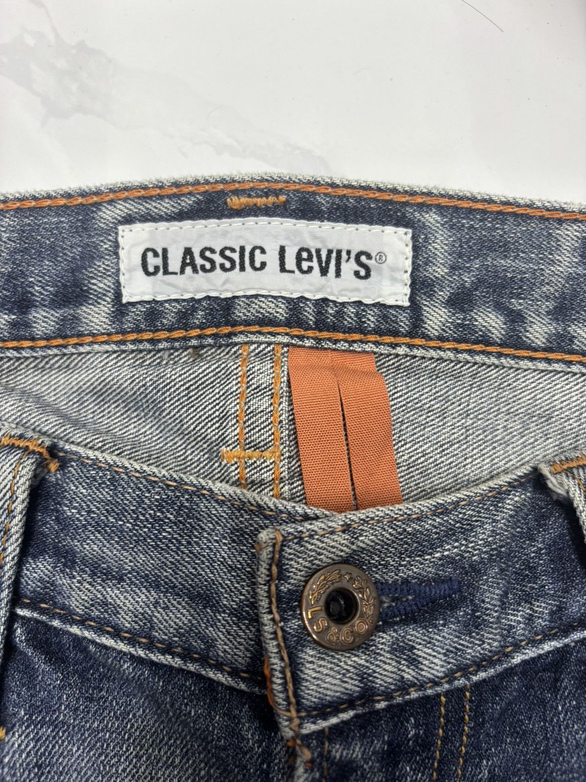 If Six Was Nine 💥RARE💥LEVIS 502 CLASSIC DISTRESSED DENIM JEANS Size US 31 - 9 Thumbnail