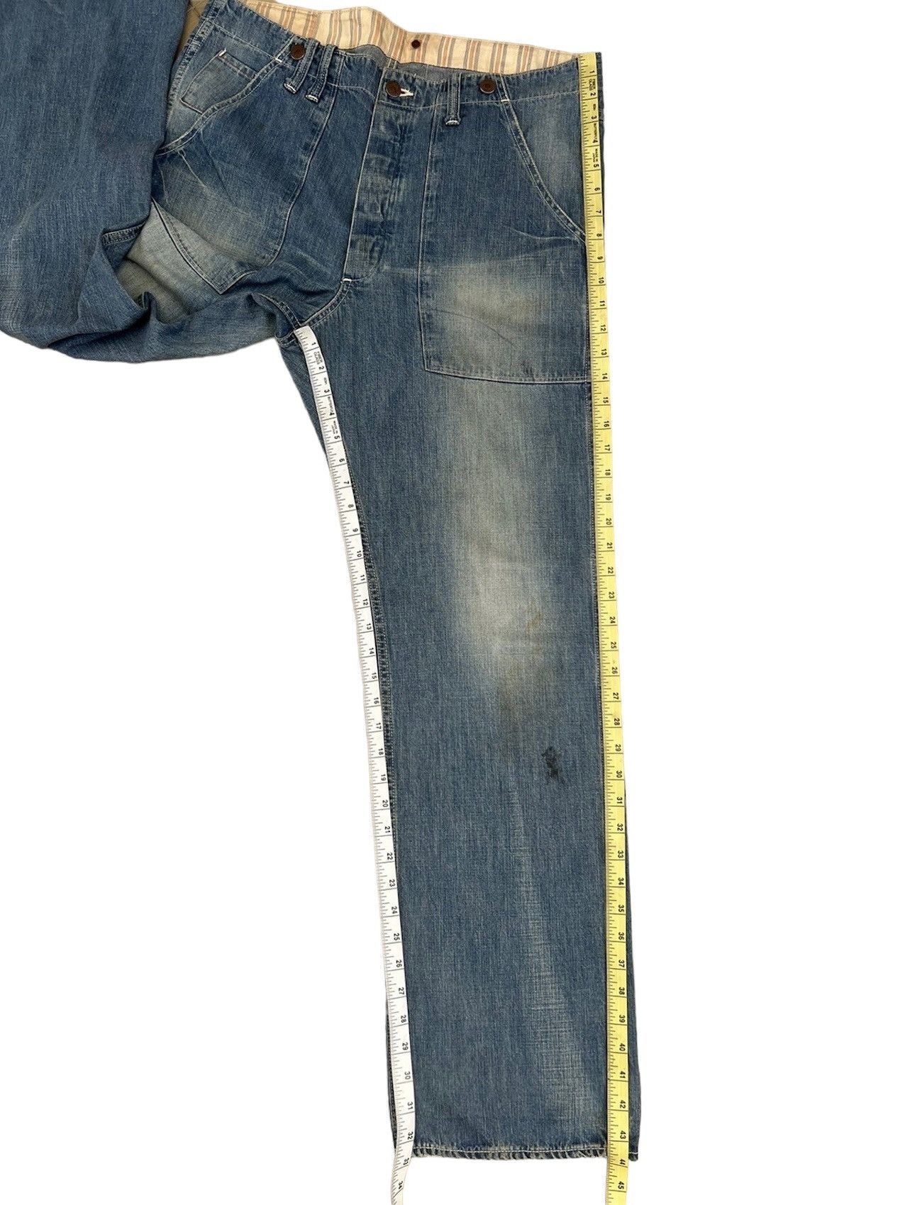 ANACHRONORM Anachronorm Japan Dirty Muddy Denim Distress Mine Jeans Size US 36 / EU 52 - 5 Thumbnail