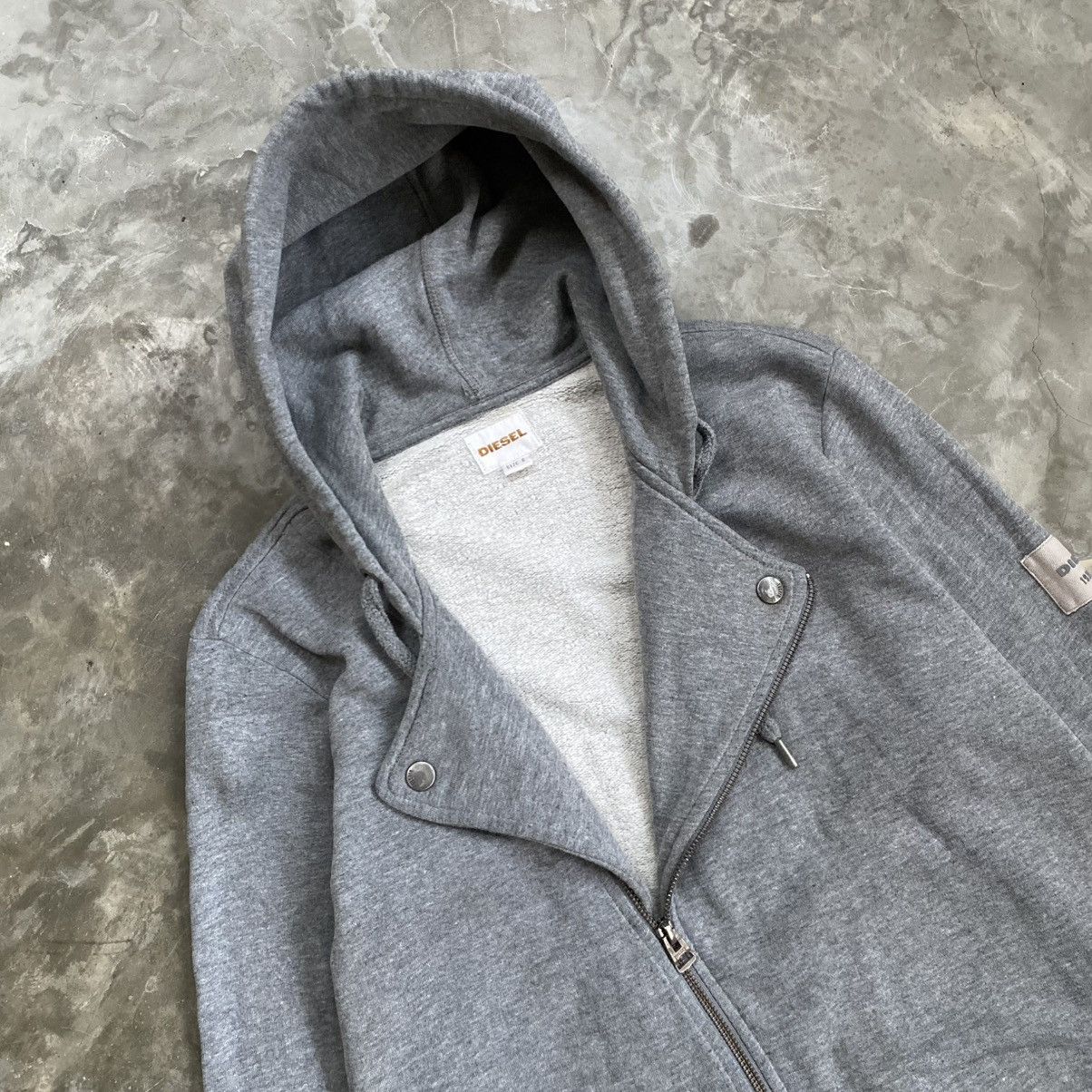 Diesel 2000’s Diesel Asymmetric Zip Hoodie Size US S / EU 44-46 / 1 - 3 Thumbnail