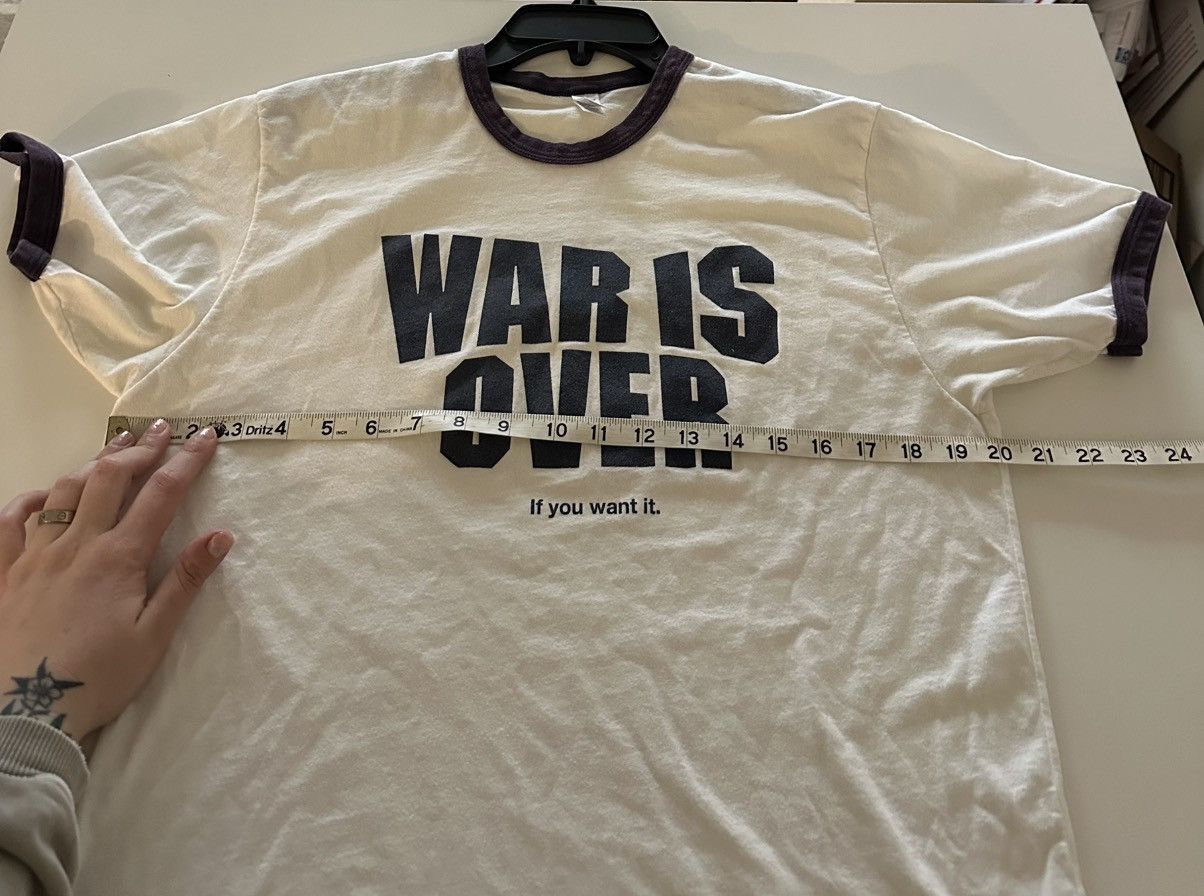 Band Tees × Vintage Vintage NUTOPIA Y2K War Is Over If You Want It Lennon Size US L / EU 52-54 / 3 - 6 Thumbnail