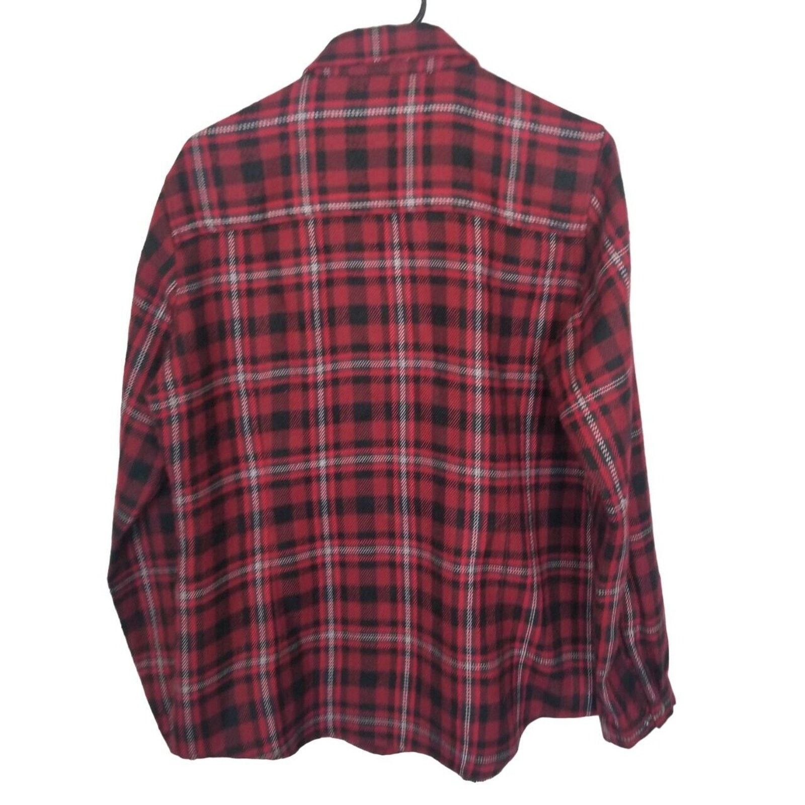 Woolrich Woolen Mills Vintage Woolrich L Wool Blend Flannel Shirt Snap Shacket Size L / US 10 / IT 46 - 8 Thumbnail