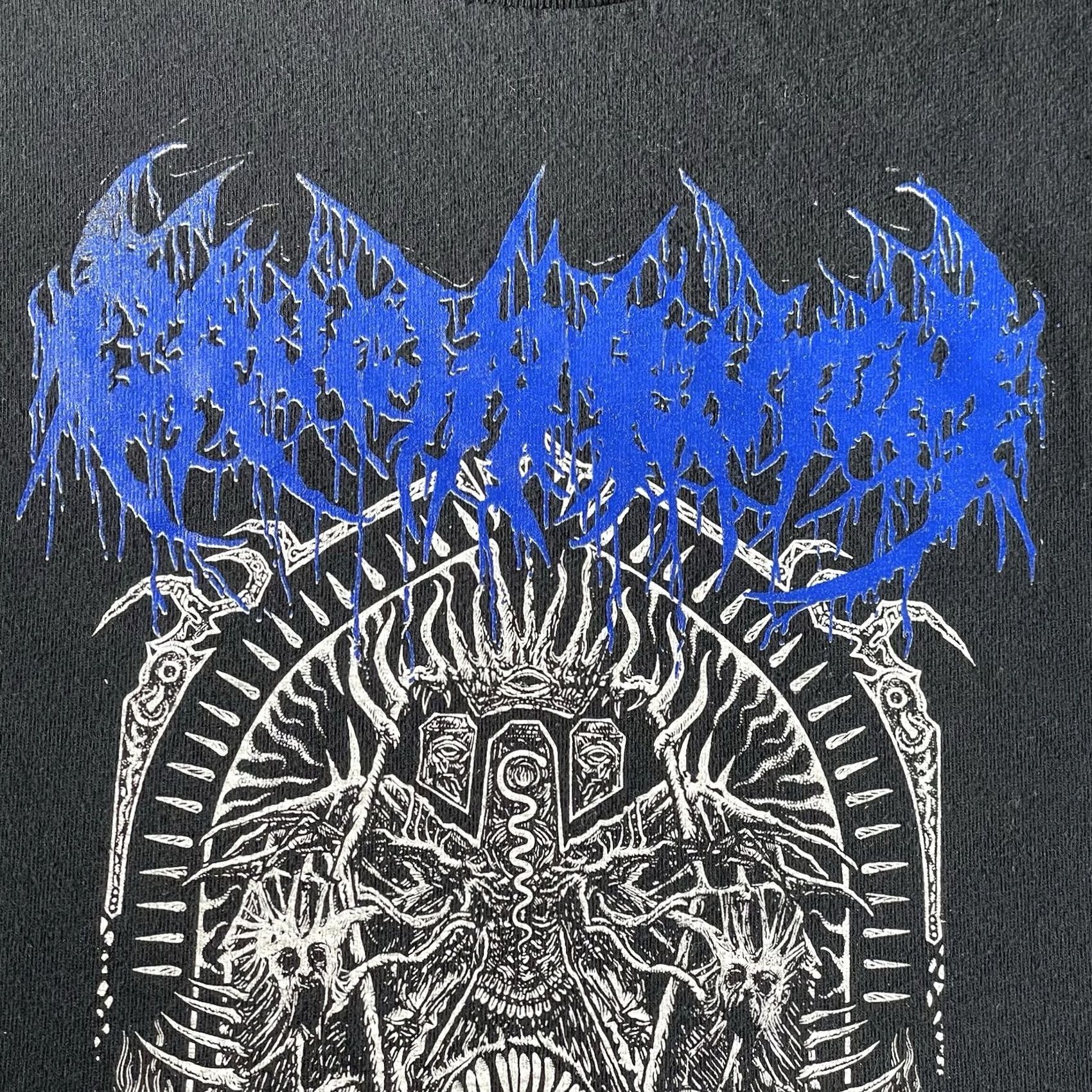 Vintage VINTAGE Cruciamentum Shirt Mens L Black Band Tee Death Metal UK Mens Size US L / EU 52-54 / 3 - 4 Thumbnail
