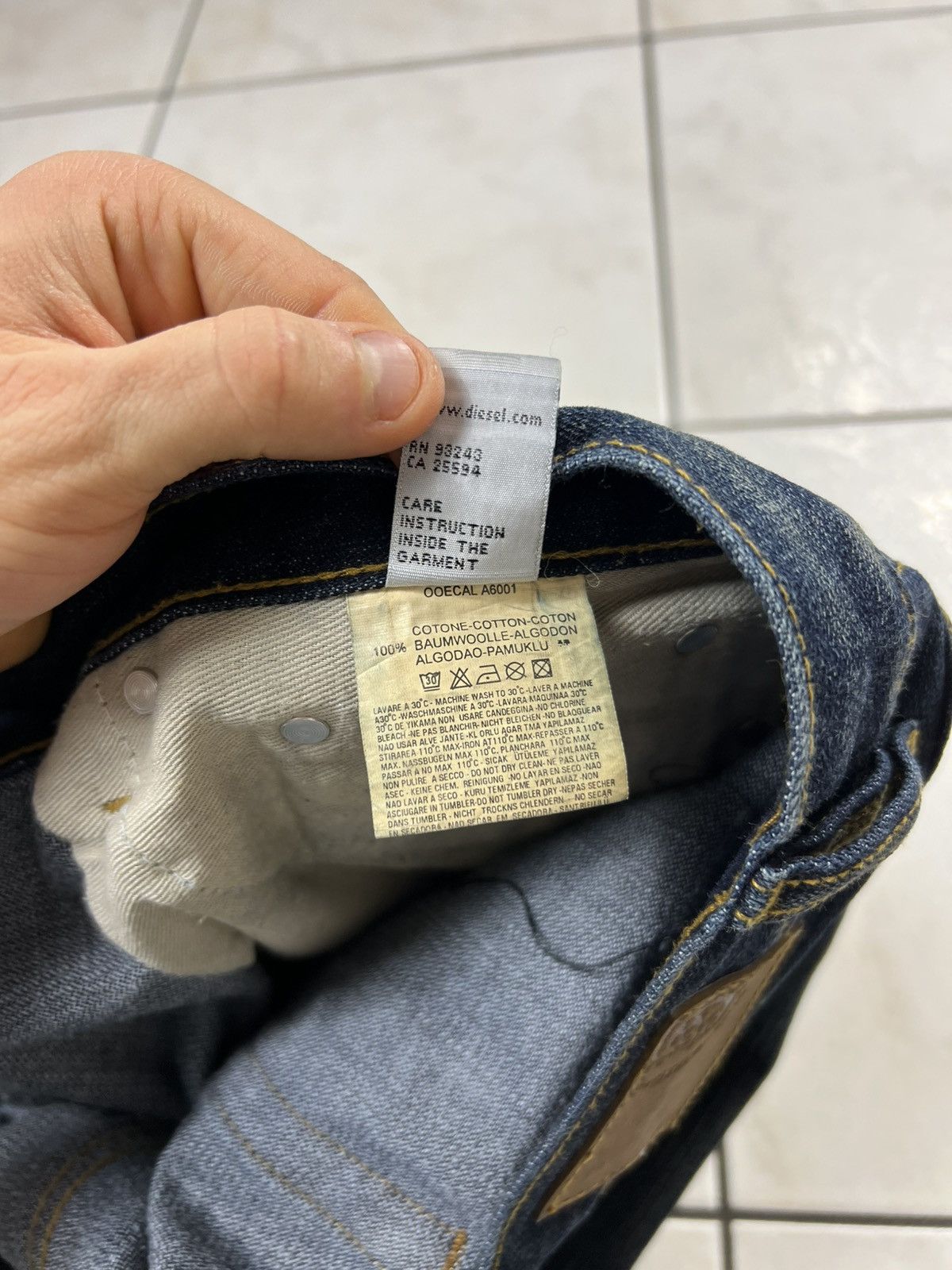 Diesel Vintage Diesel Roody raw navy distressed denim y2k jeans Size US 38 / EU 54 - 23 Thumbnail