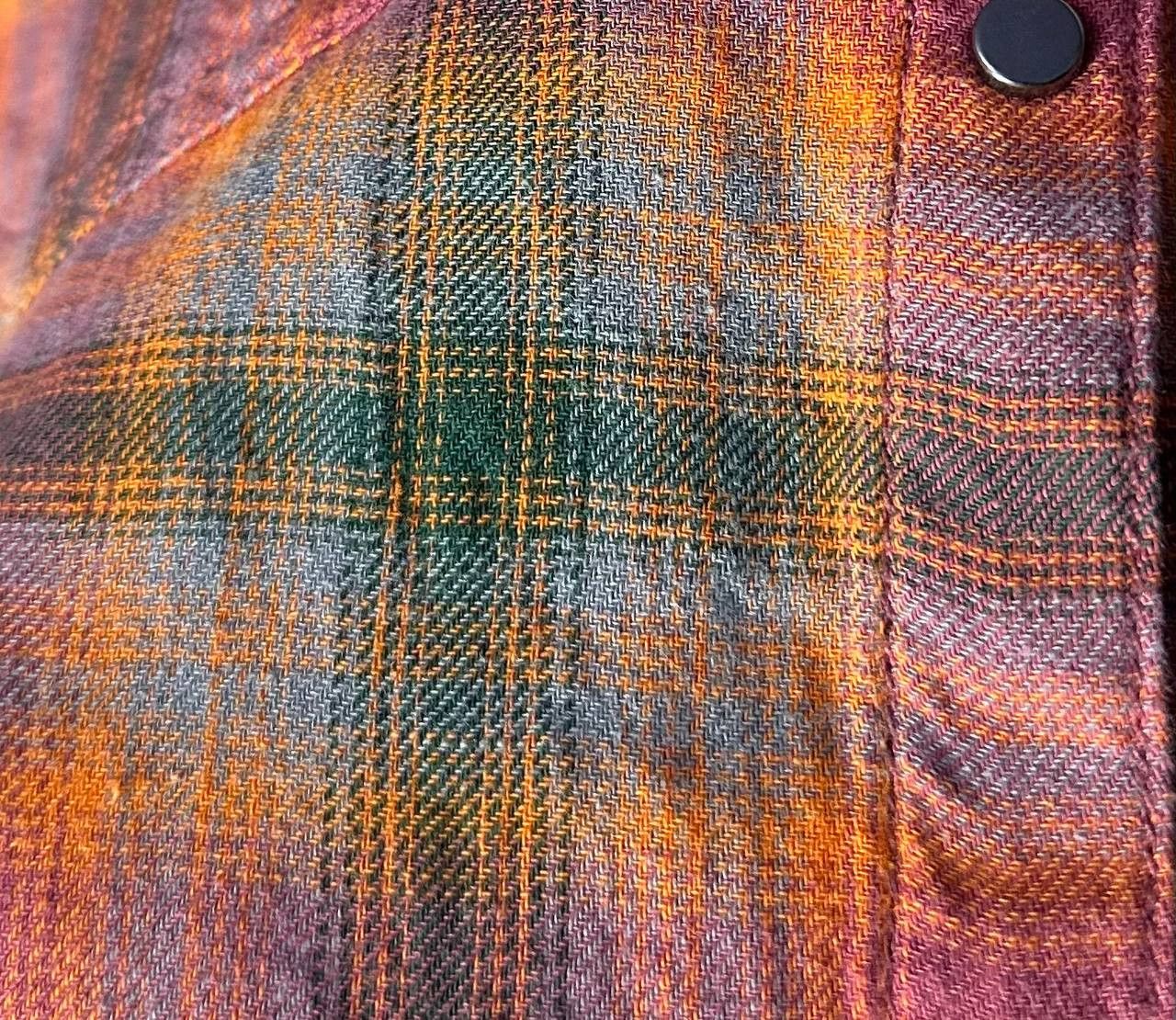 Diesel DIESEL Women's Gradient Shirt buttons up grunge style retro Size L / US 10 / IT 46 - 4 Thumbnail