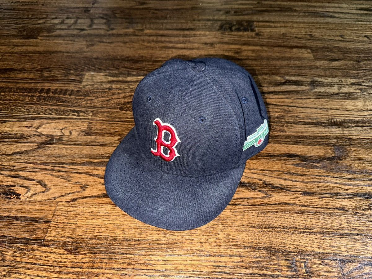 New Era Boston Red Sox Hat Cap New Era Fitted Fenway Park 100 Years Size ONE SIZE - 1 Thumbnail
