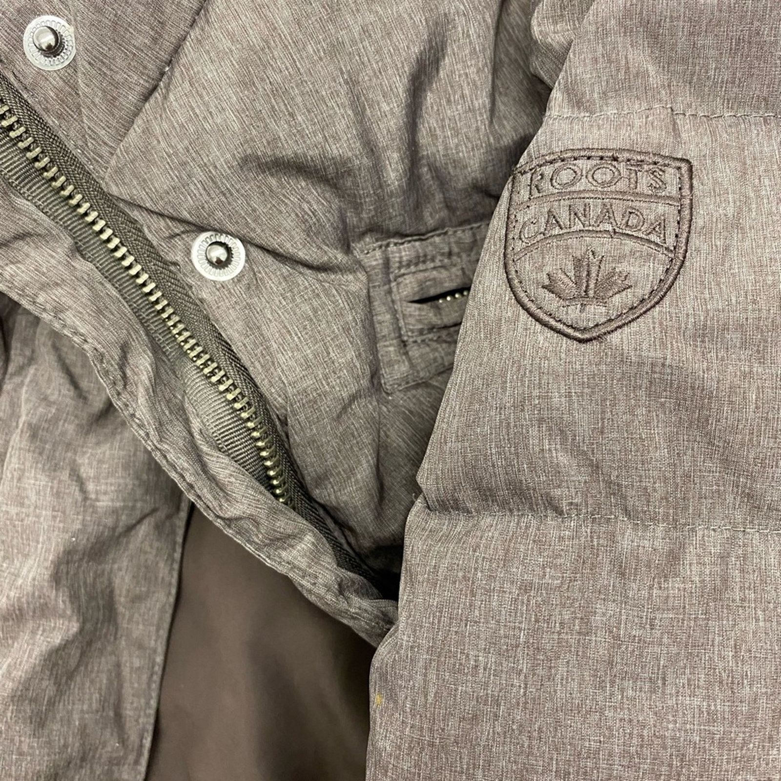 Roots Roots Down Parka Puffer Coat Large Brown Size L / US 10 / IT 46 - 8 Thumbnail