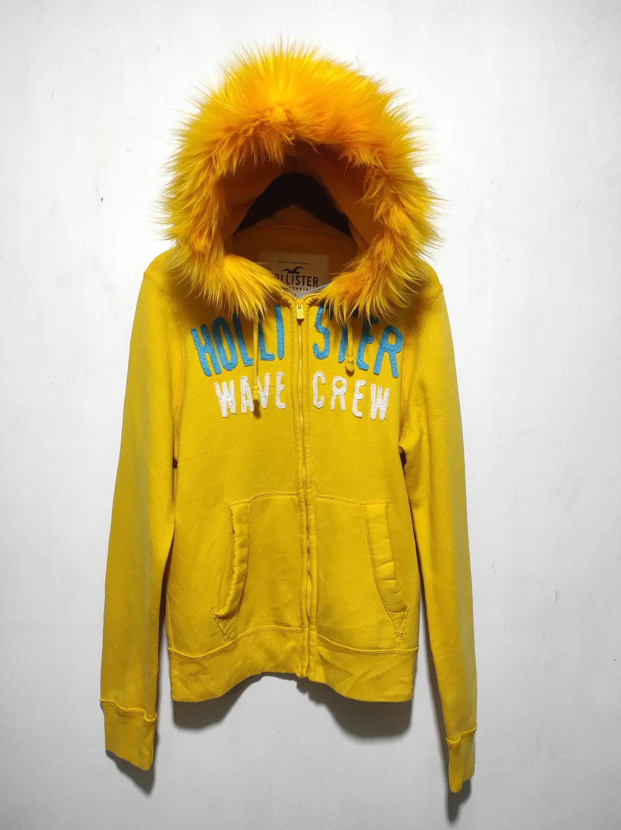 Hollister Hollister Yellow zip fur hoodie ifsix LGB style Size US M / EU 48-50 / 2 - 2 Thumbnail