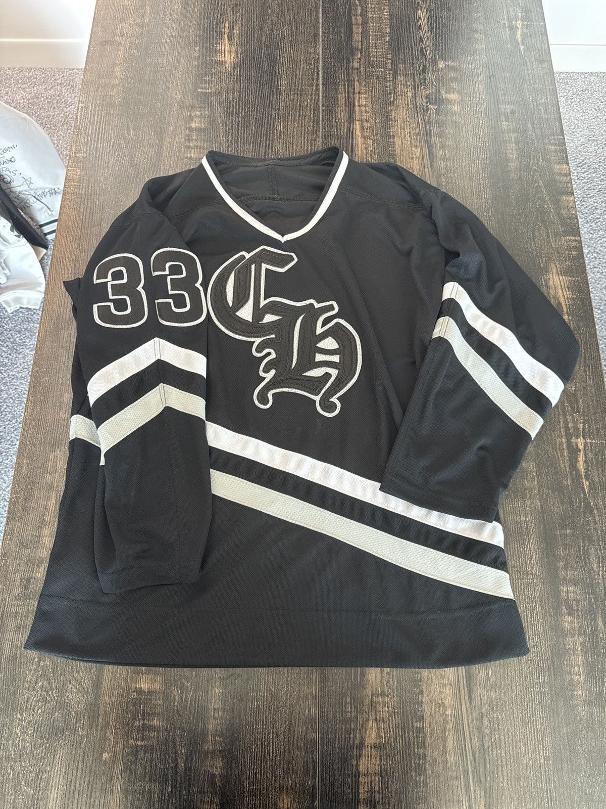 Chrome Hearts Chrome Hearts Patch Hockey Jersey (Fits Medium/Large/XL) Size US S / EU 44-46 / 1 - 1 Thumbnail