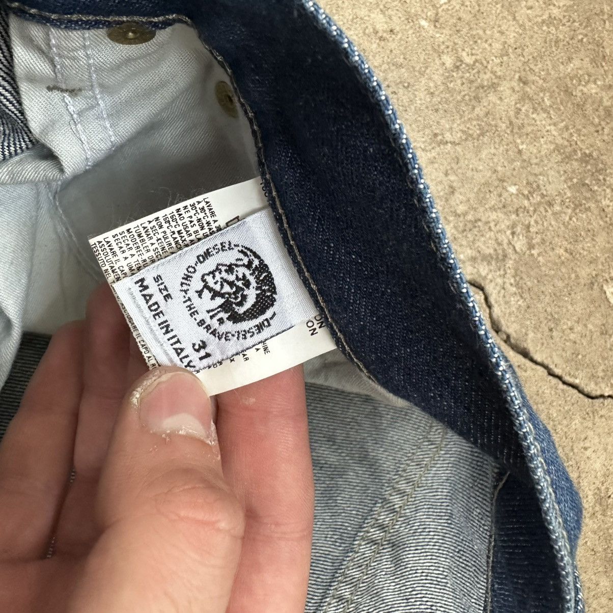 Diesel Vintage Diesel Flared Jeans Faded Wide Baggy Japanese Y2K Size US 31 - 6 Thumbnail