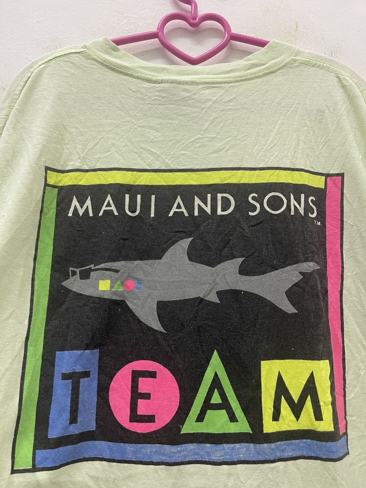 Maui and Sons Rare 90s Vintage MAUI AND SONS TEAM Made in USA Thrashed Size US XL / EU 56 / 4 - 2 Thumbnail