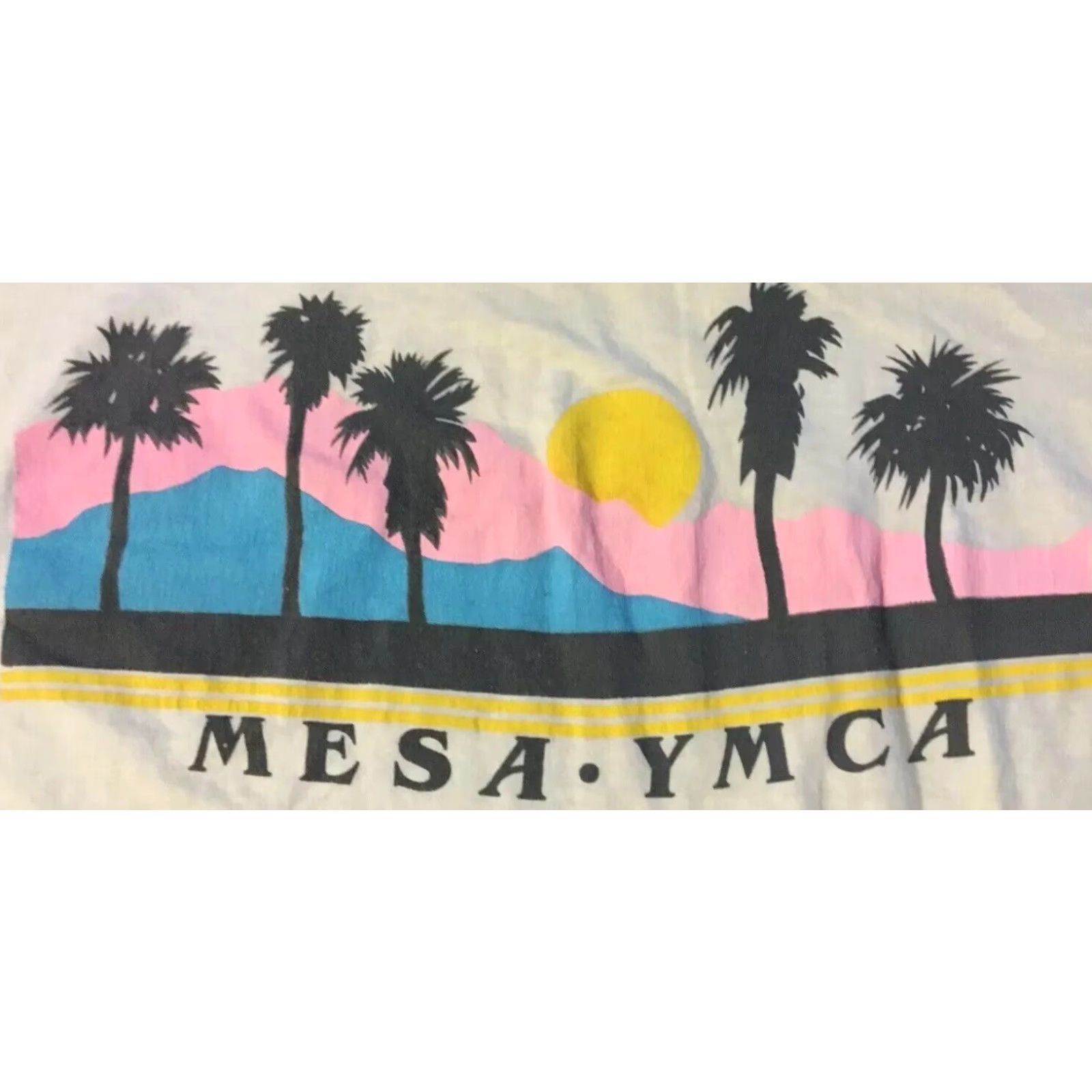 Vintage VINTAGE Mesa Arizona YMCA Sleeping Shirt 80s Desert USA White One Size Unisex Adults Single Stitch Size US M / EU 48-50 / 2 - 2 Thumbnail