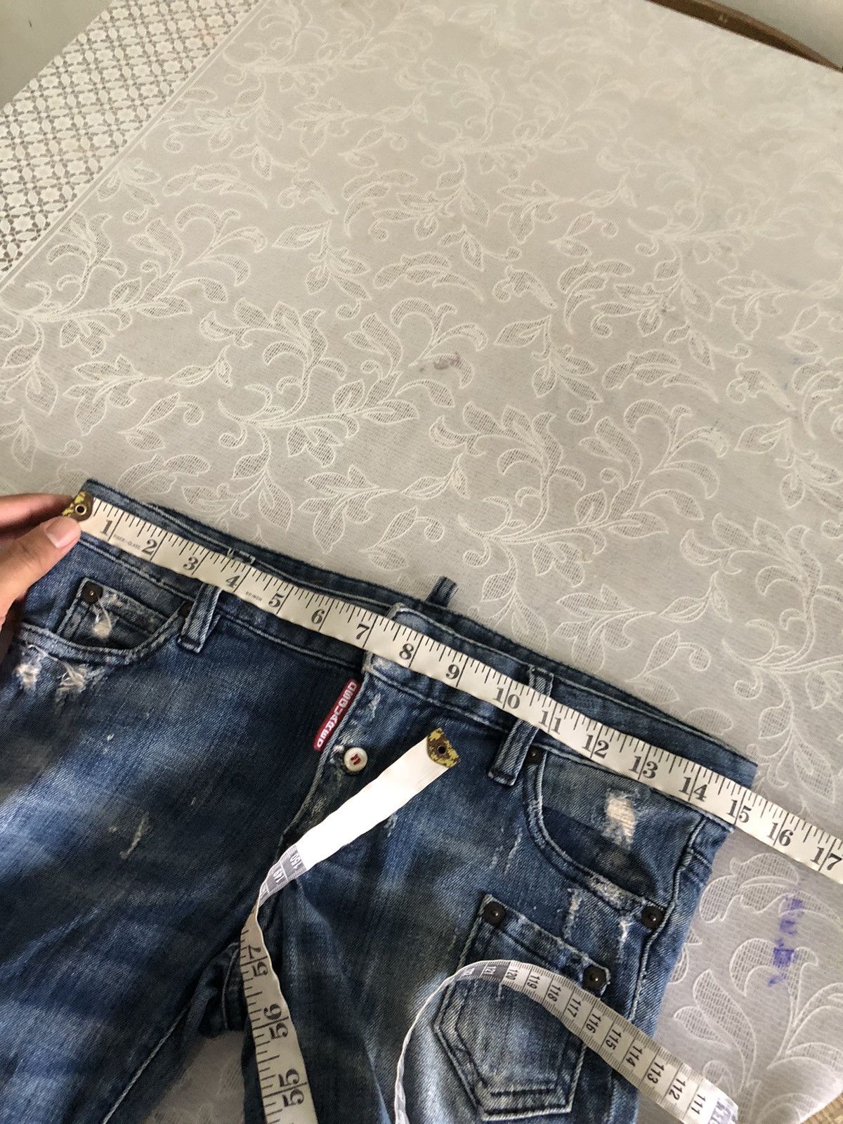 Dsquared2 Dsquared2 Distressed Punk Design Skinny Denim Size 26" / US 2 / IT 38 - 13 Thumbnail