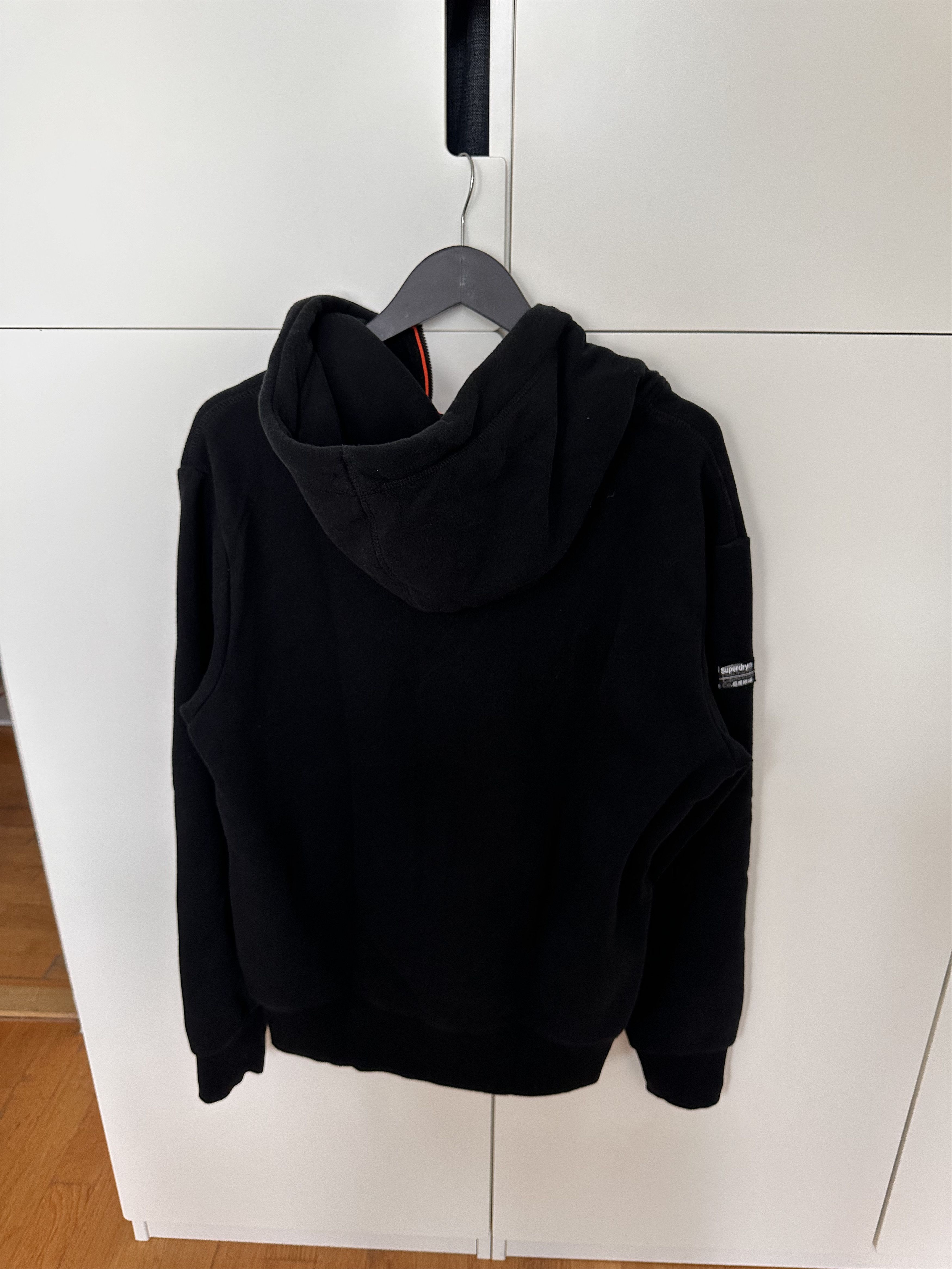 Superdry Superdry Orange Label Half-Zip Hoodie – Black (Size L) Size US L / EU 52-54 / 3 - 4 Thumbnail