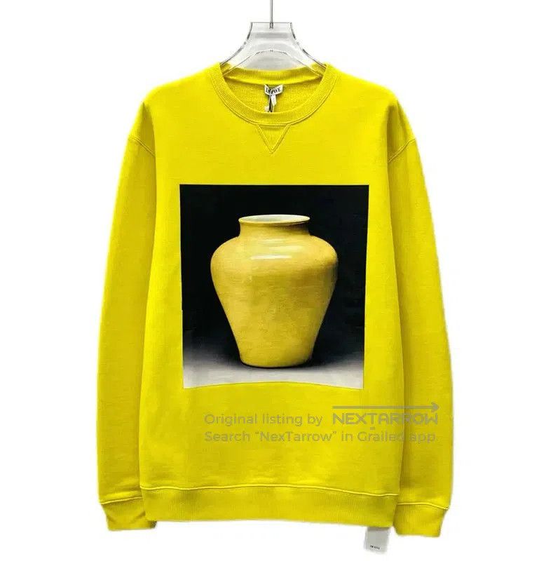 Loewe Loewe Yellow Cotton Women's Sweatshirt . Size XS / US 0-2 / IT 36-38 - 1 Thumbnail