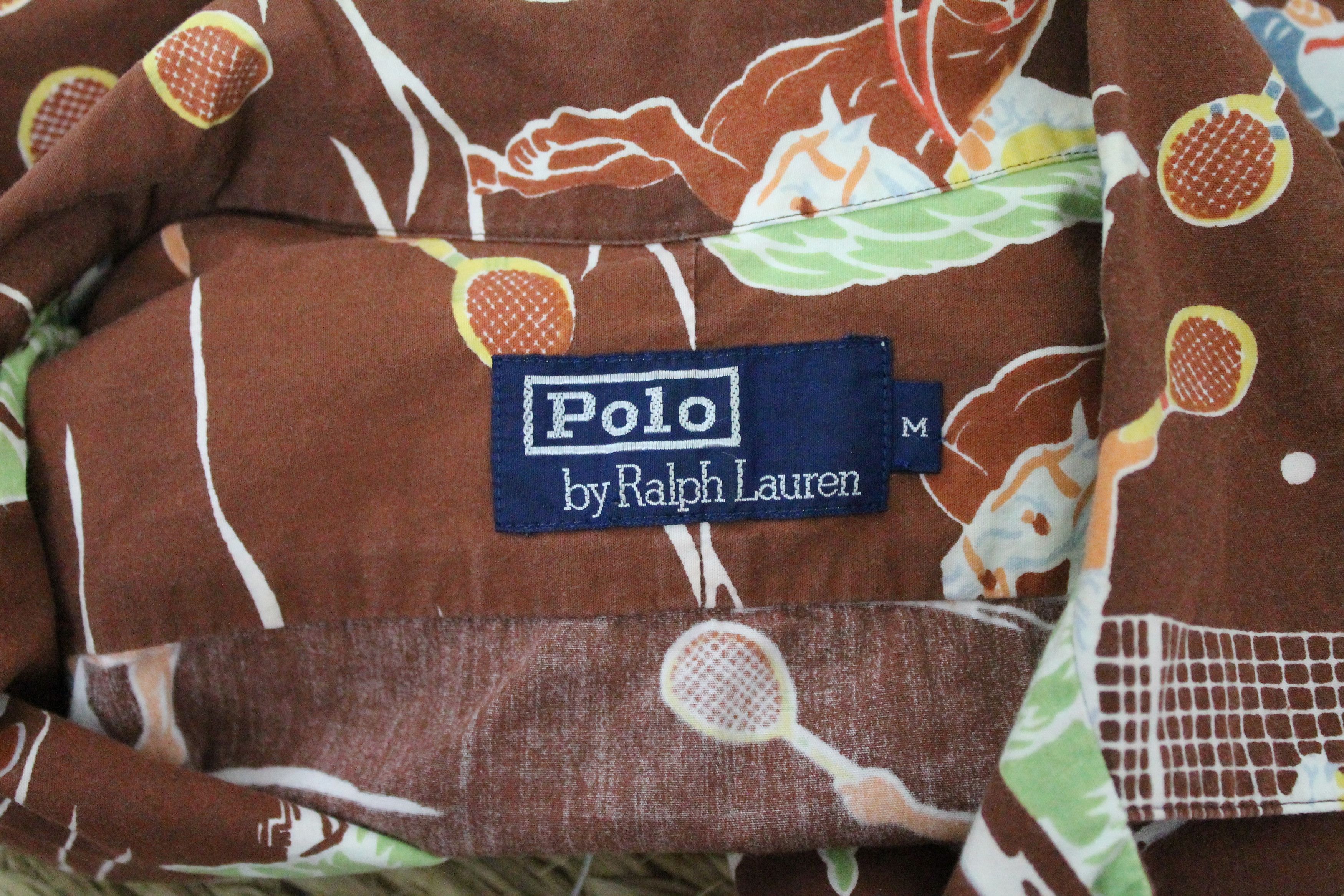 Polo Ralph Lauren Vintage 80's POLO RALPH LAUREN Overprint All Sports Shirt Size US M / EU 48-50 / 2 - 5 Thumbnail