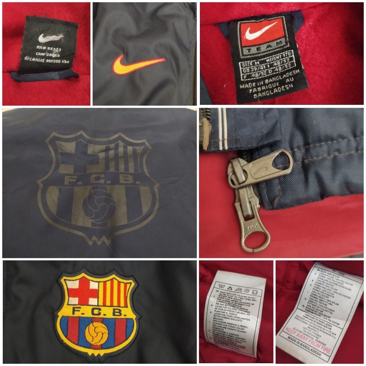 F.C. Barcelona × Nike × Vintage Vintage 90s F.C Barcelona