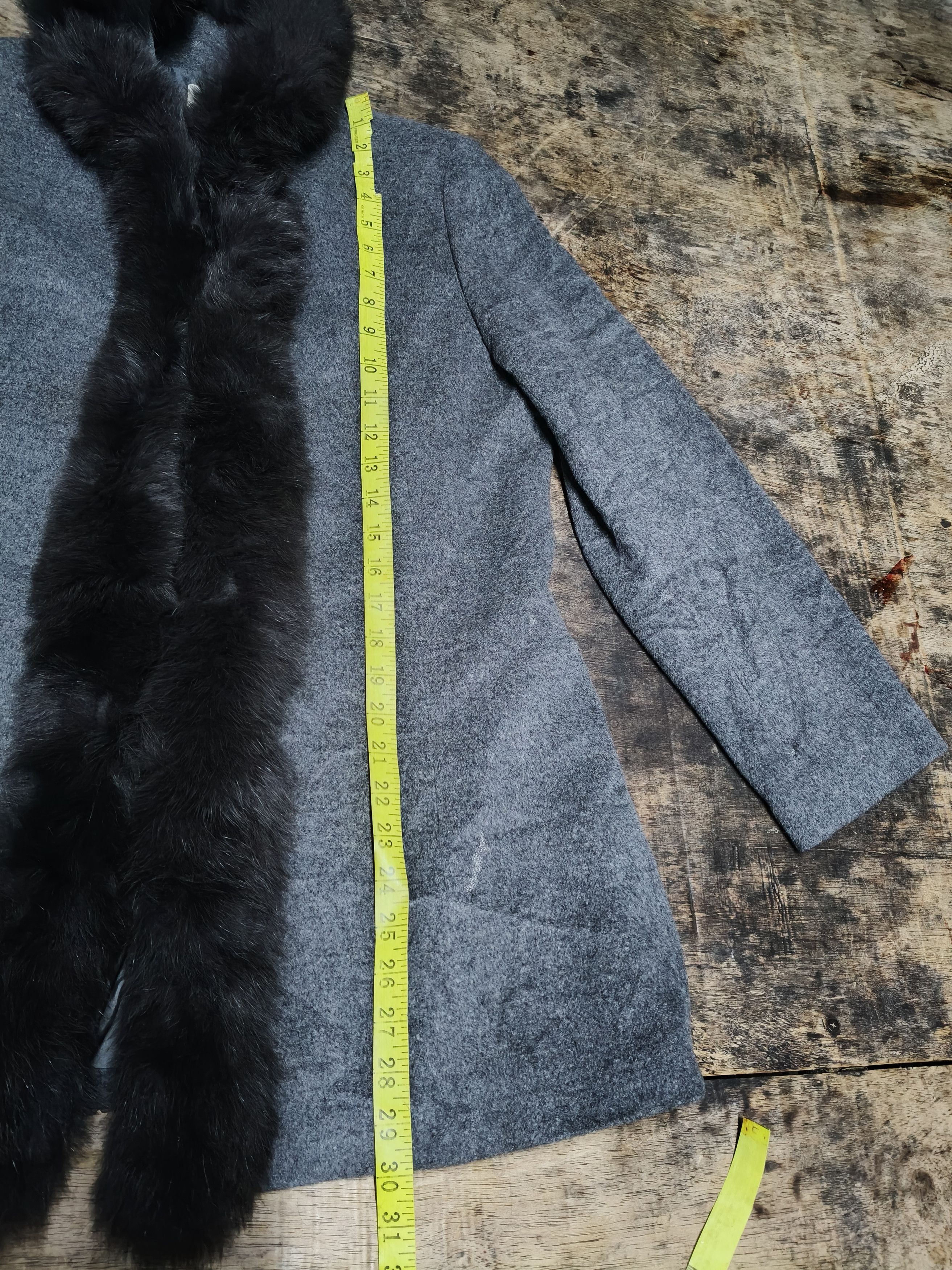 Japanese Brand Bellucci faux fur wool Coat Size M / US 6-8 / IT 42-44 - 19 Thumbnail