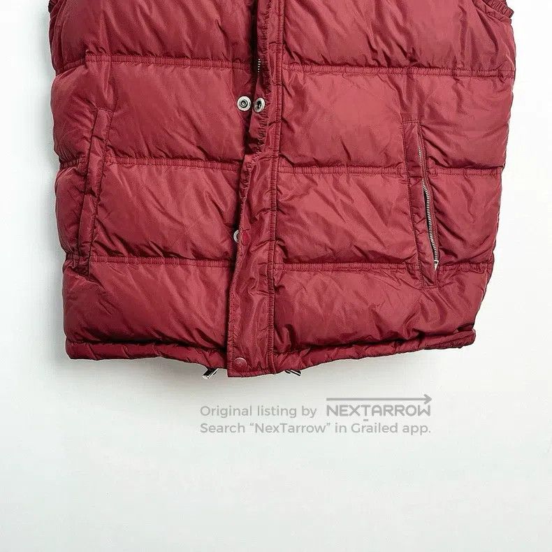 Gucci Gucci Burgundy down hooded vest with leather on the chest Size US S / EU 44-46 / 1 - 4 Thumbnail