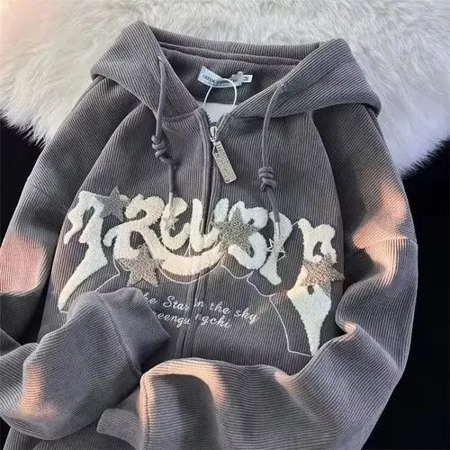VIBE Letter Embroidery Hoodies Size US L / EU 52-54 / 3 - 7 Thumbnail