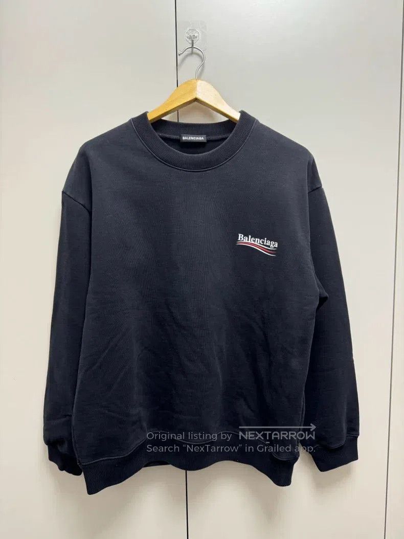 Balenciaga Balenciaga Black Embroidered Coke Sweatshirt Size US XL / EU 56 / 4 - 1 Thumbnail