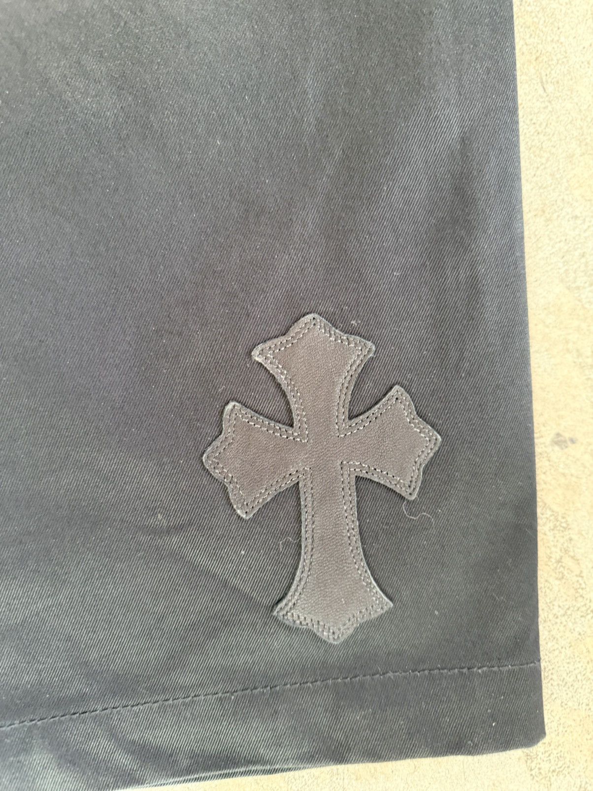Chrome Hearts CHROME HEARTS FLOODED 40 LEATHER CAMO CROSS CARPENTER PANTS Size US 33 - 10 Thumbnail