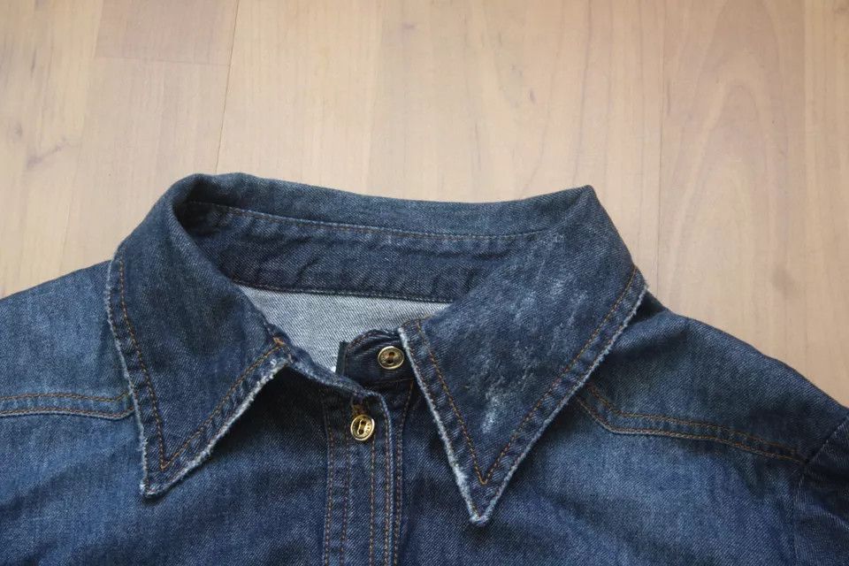 Dolce & Gabbana Dolce & Gabbana Denim short sleeved shirt womens Size M / US 6-8 / IT 42-44 - 4 Thumbnail