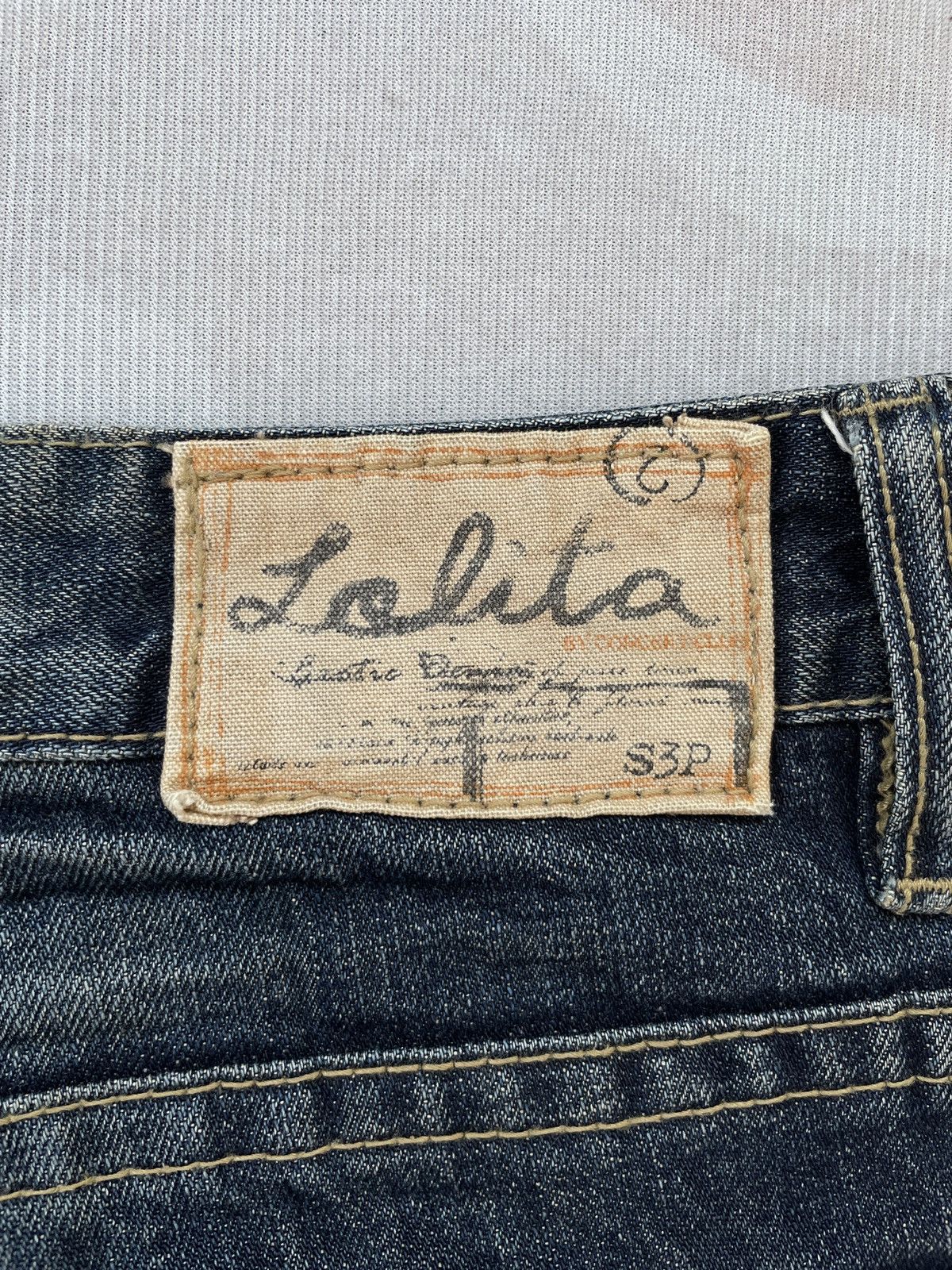 Designer Lolita Distressed Jeans (P104) Size US 34 / EU 50 - 13 Thumbnail